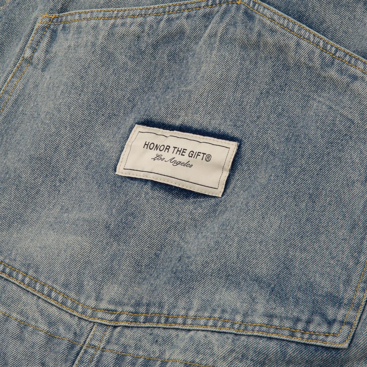 Honor The Gift Overall Short - Indigo