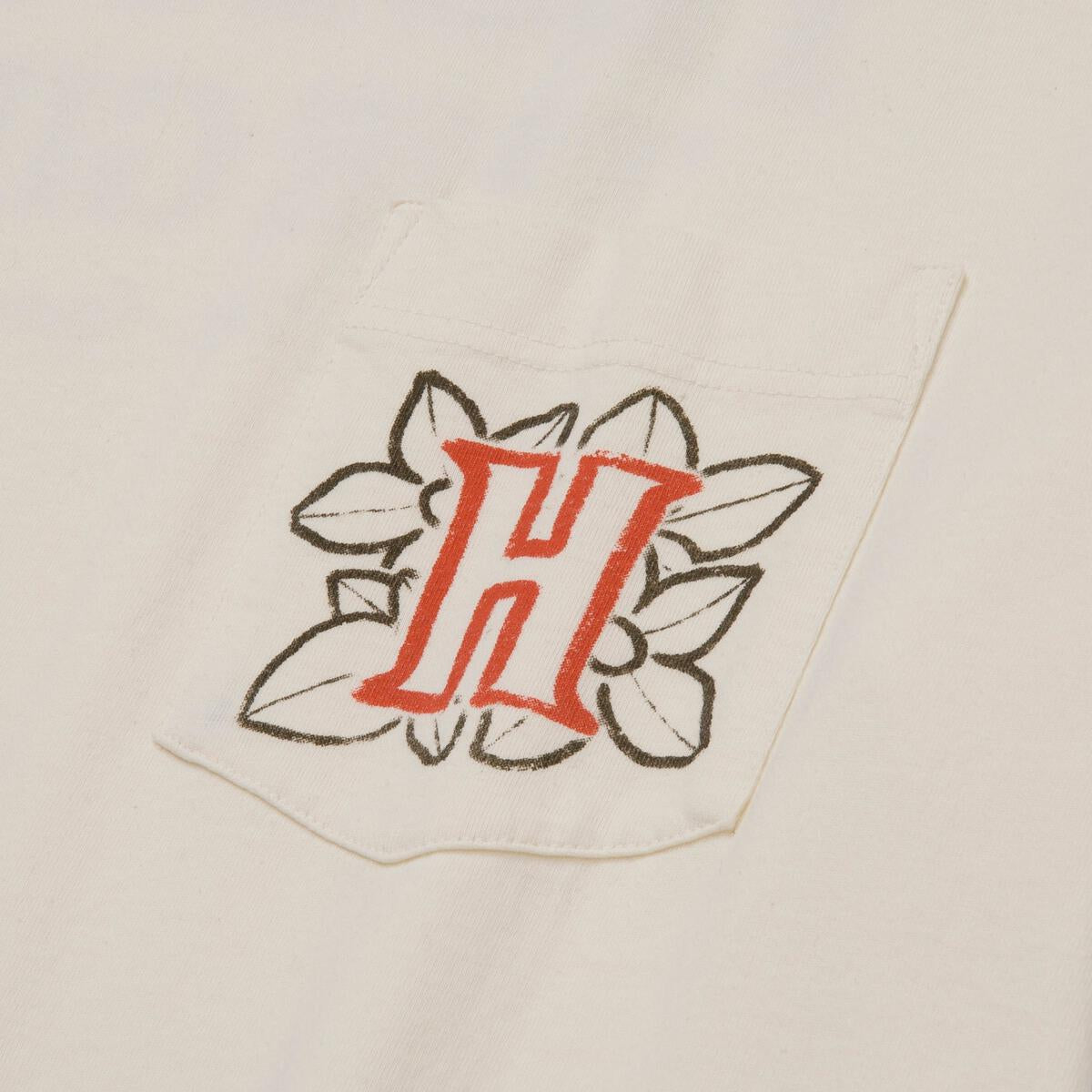 Honor The Gift Floral Pocket T-Shirt - Bone