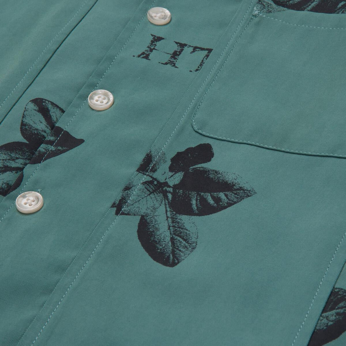 S/S Tobacco Woven Shirt - Teal