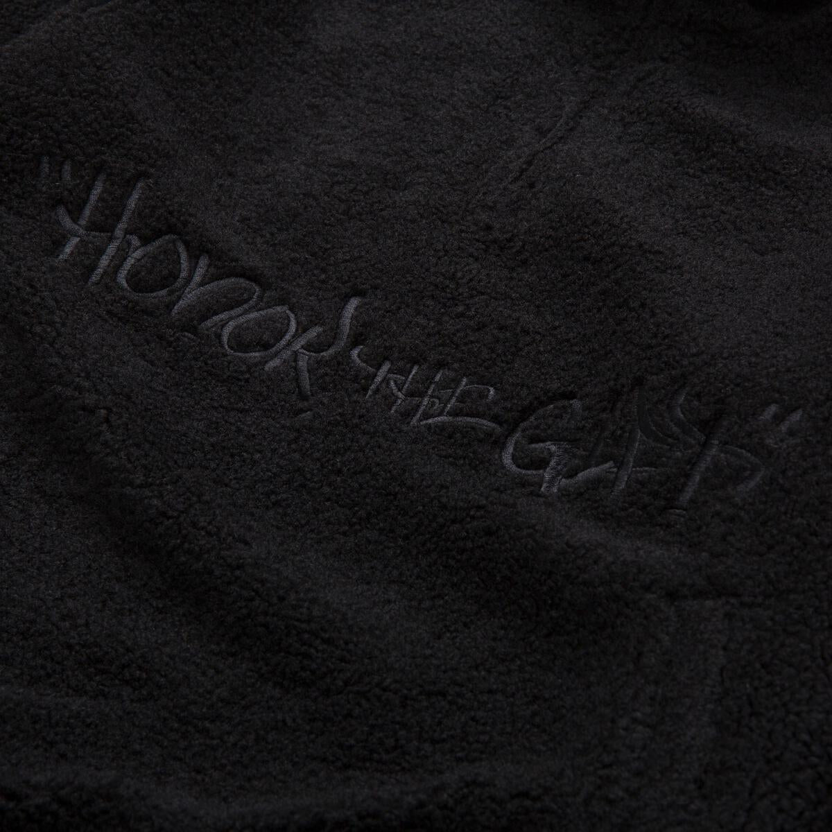 Honor The Gift Script Sherpa Pullover
