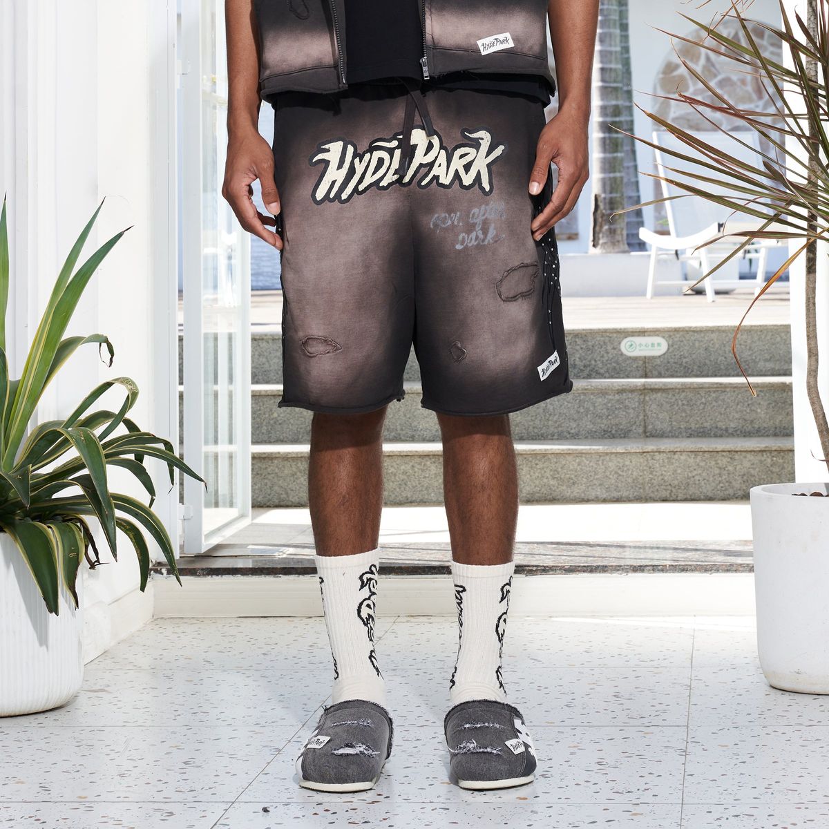 Hyde Park Posted Up Shorts 2.0 Tribal - Black