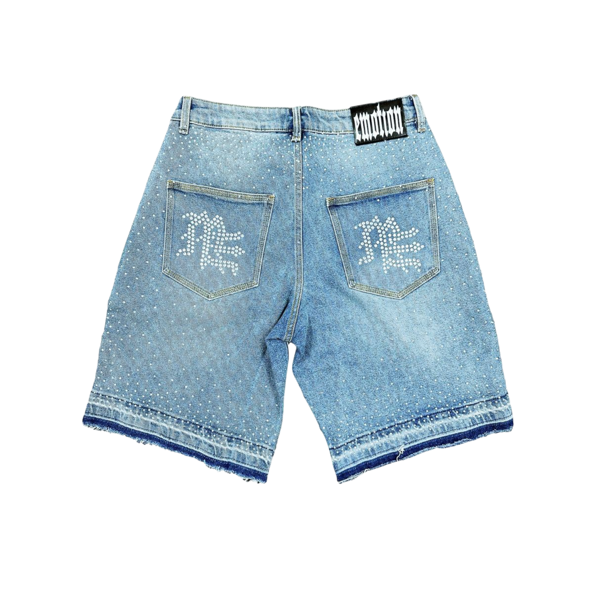 Mixed Emotions Rhinestone Denim Shorts