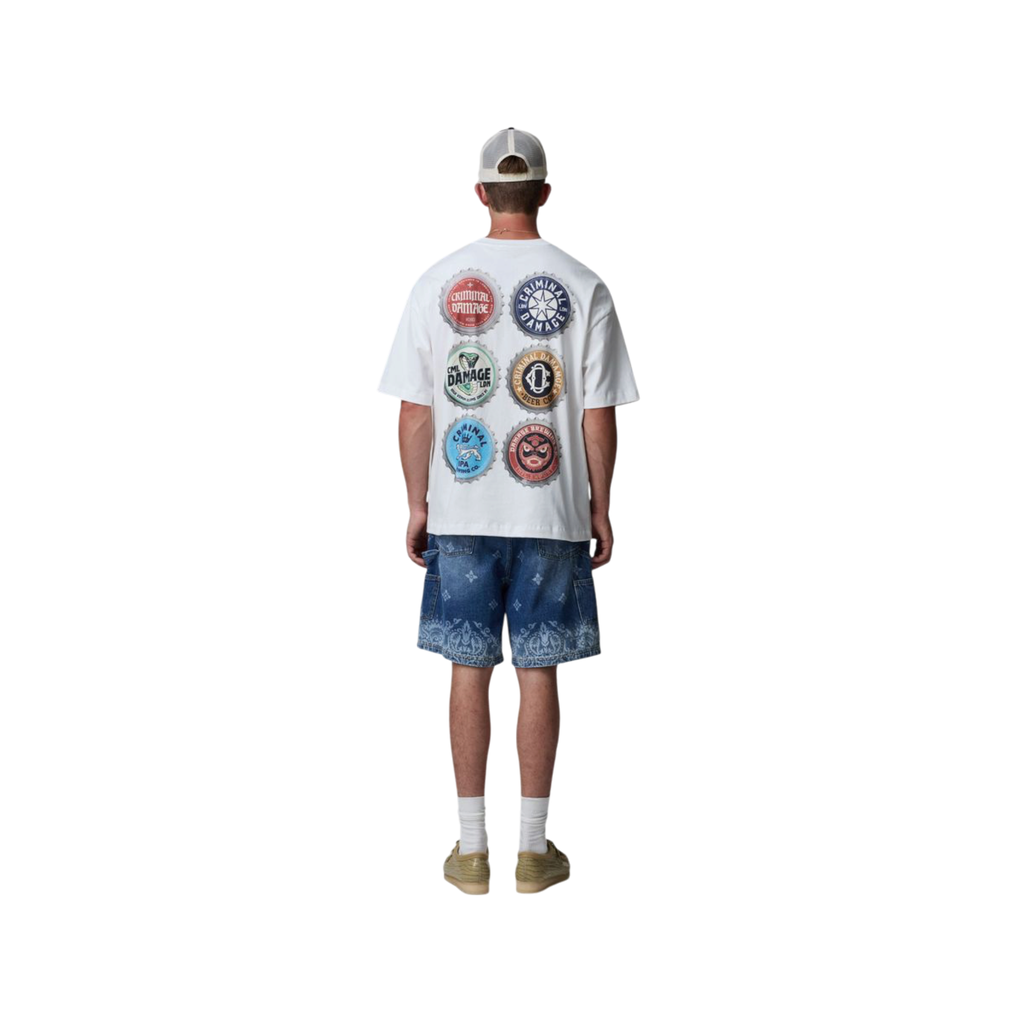 Criminal Damage Beer Bottle T-Shirt