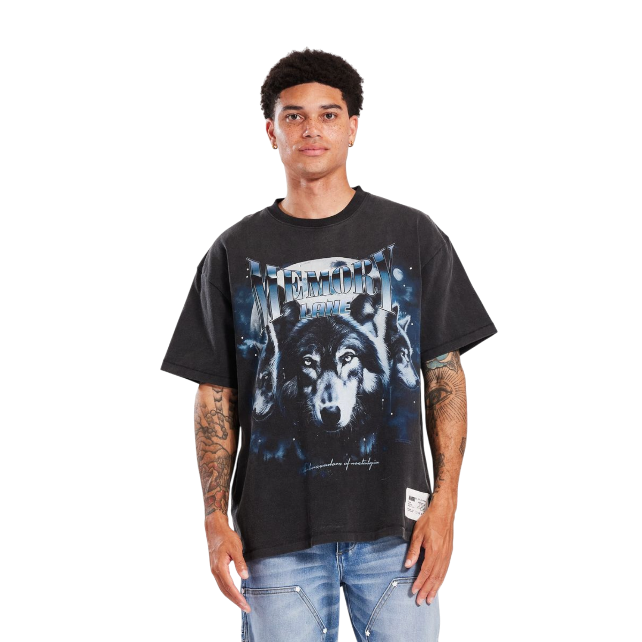 Memory Lane The Pack Crystals Tee