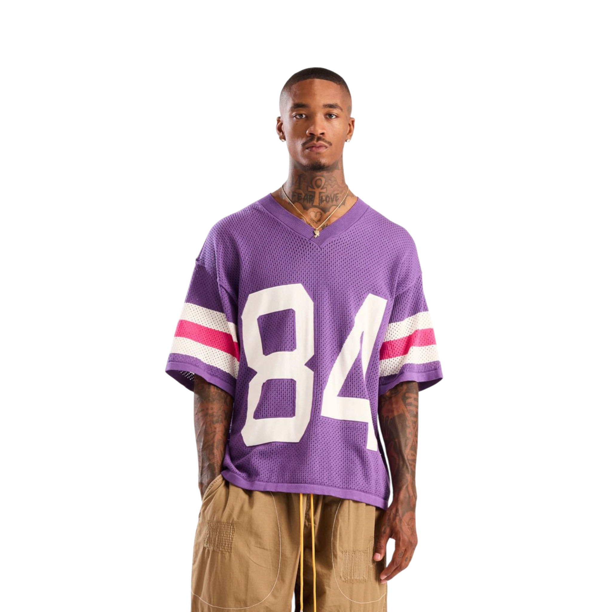 Diet Starts Monday Knit Jersey-Purple