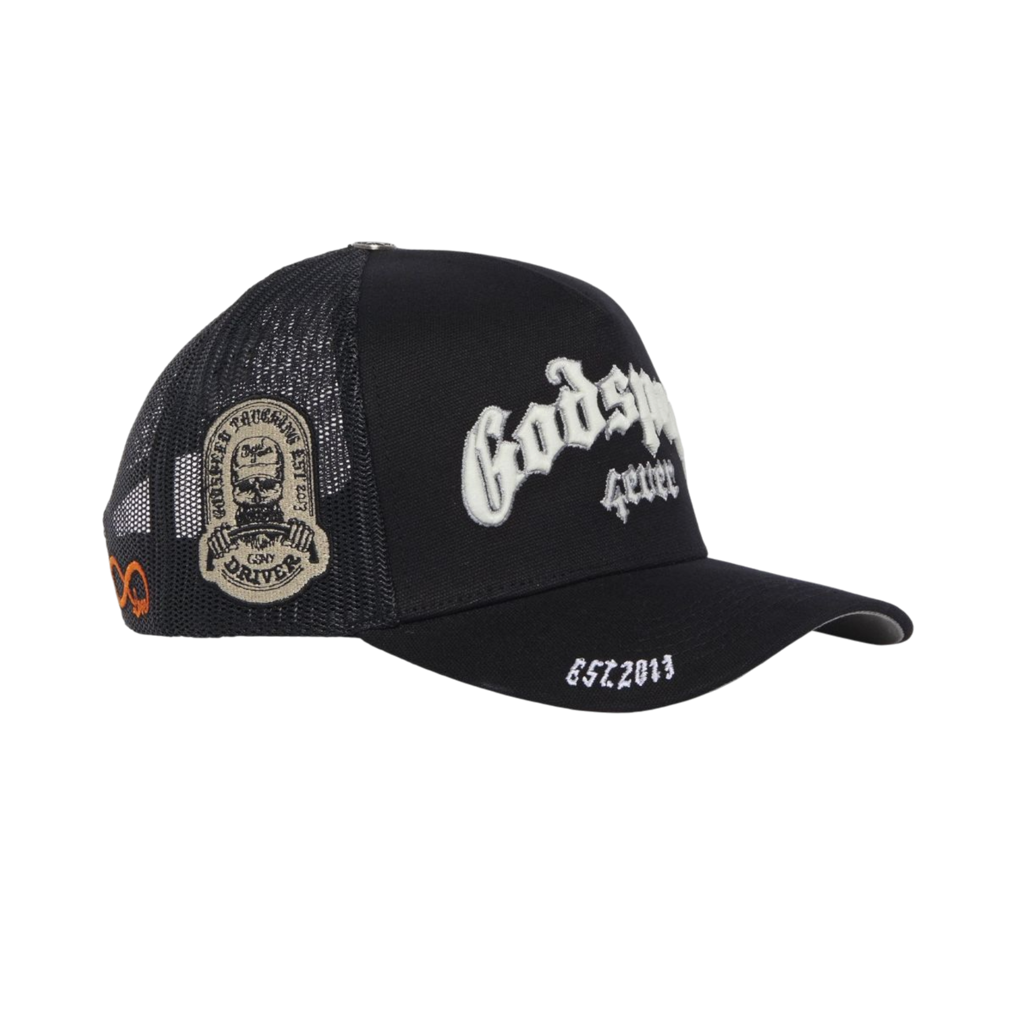 Godspeed Forever Trucker Hat OG (Black/White)