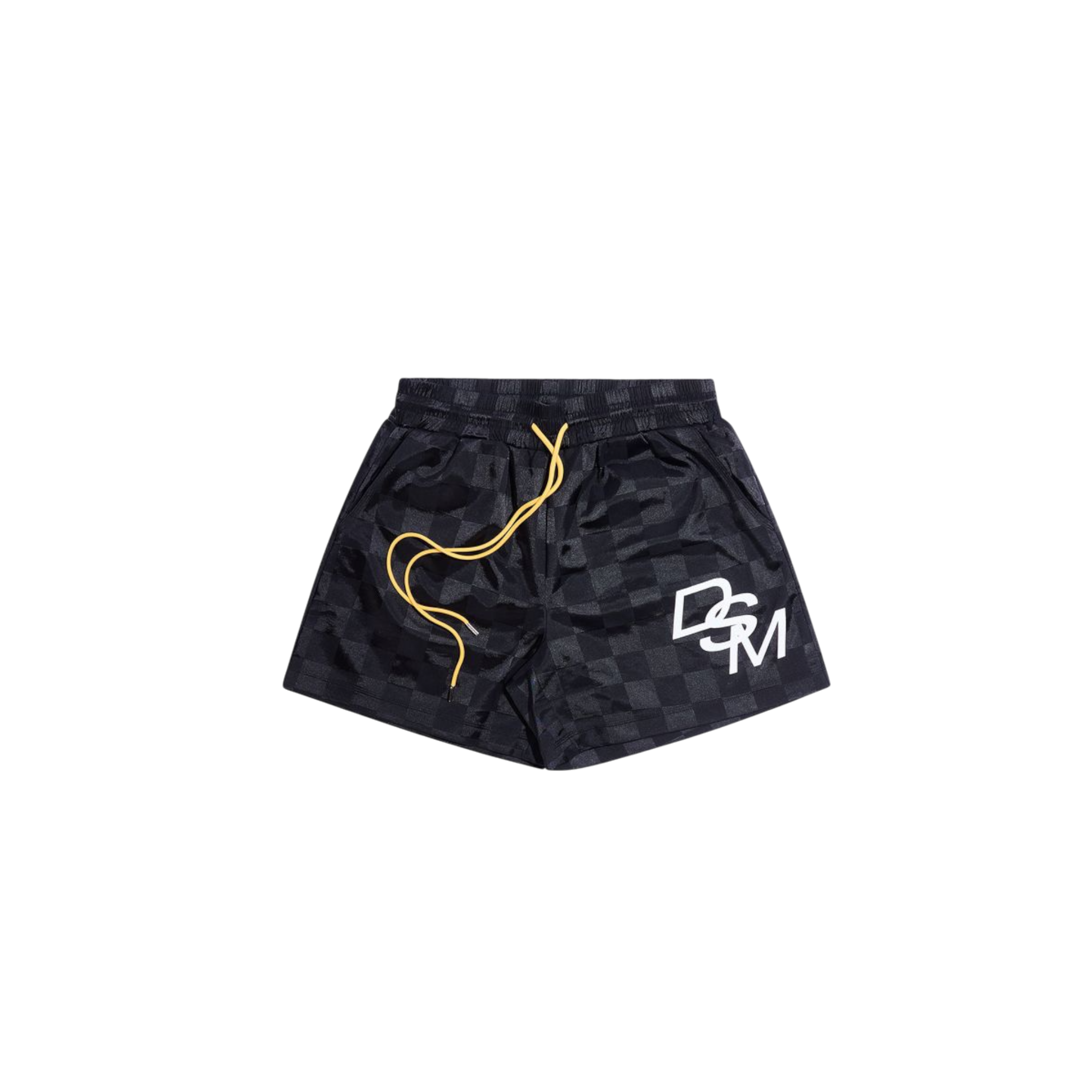 Diet Starts Monday Checkered Nylon Short