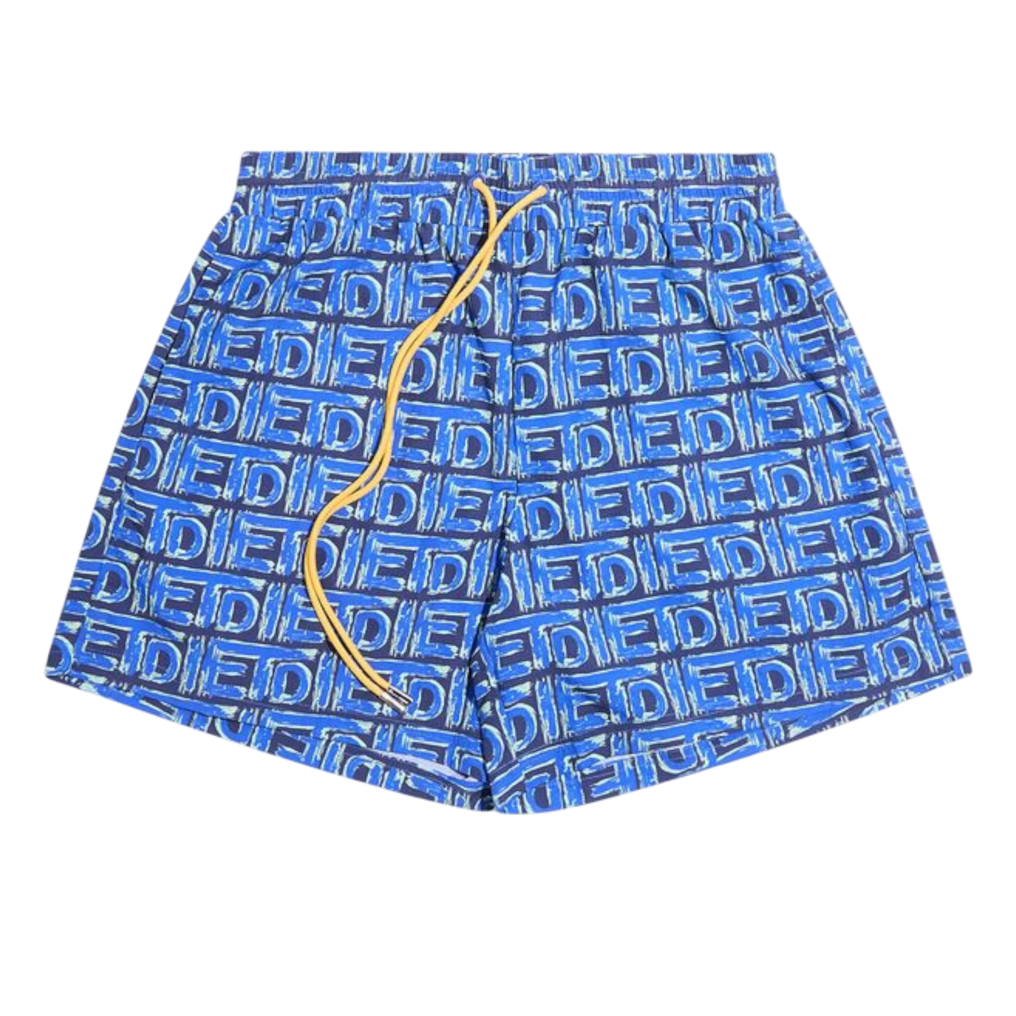 Diet Starts Monday Scribble Short-Blue