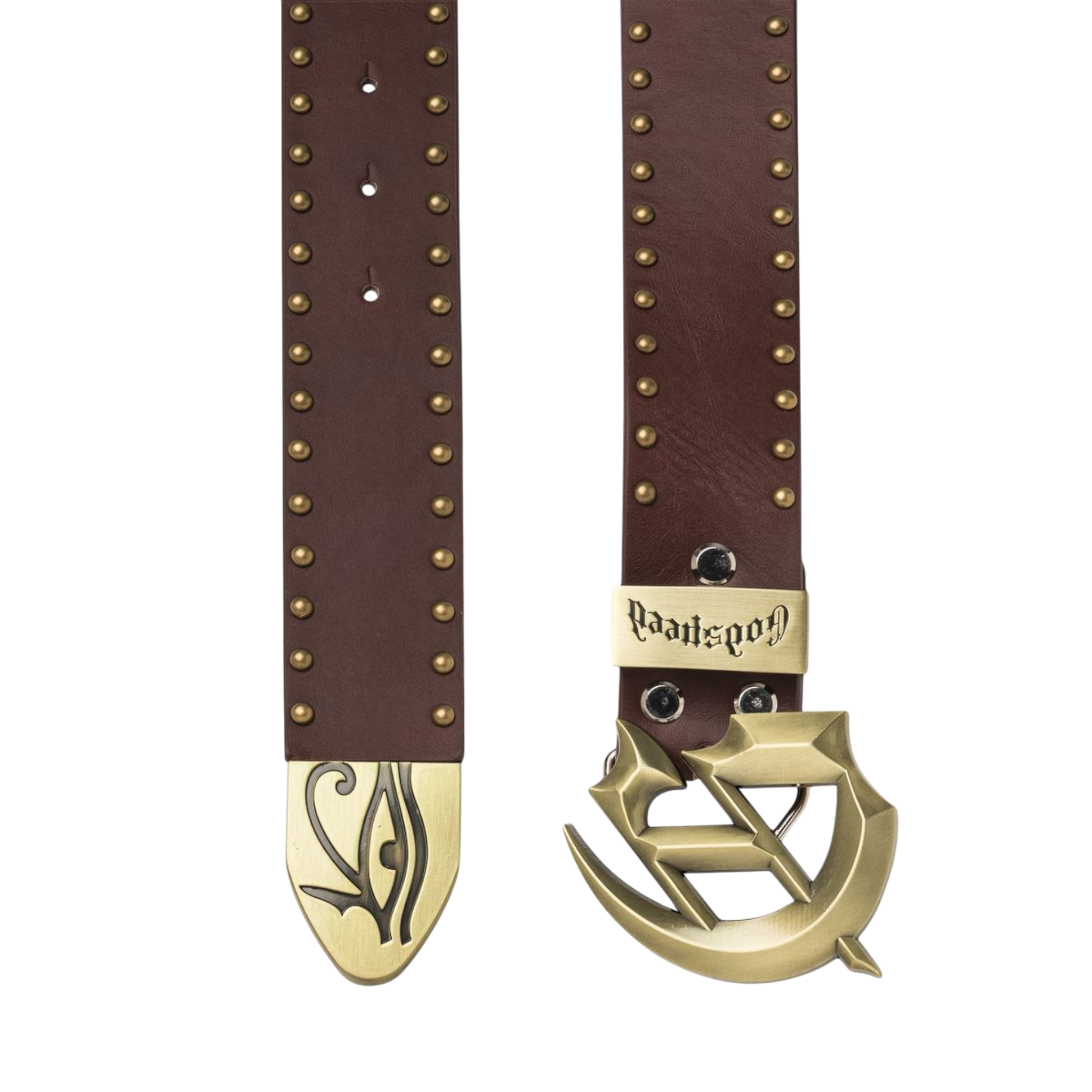 Godspeed Forged GS Studded Belt (Brown)