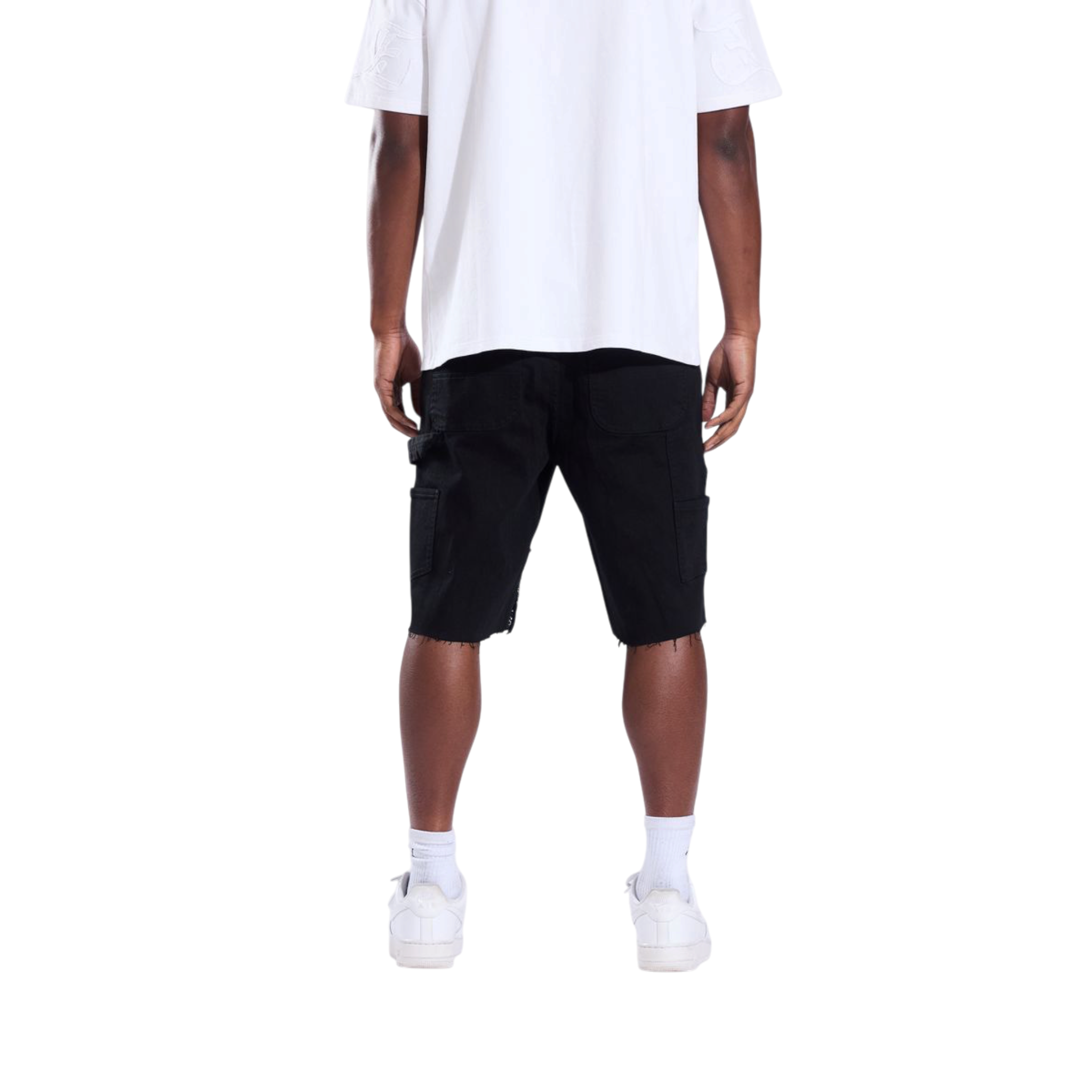 Crysp Denim Lotus Jet Black Shorts