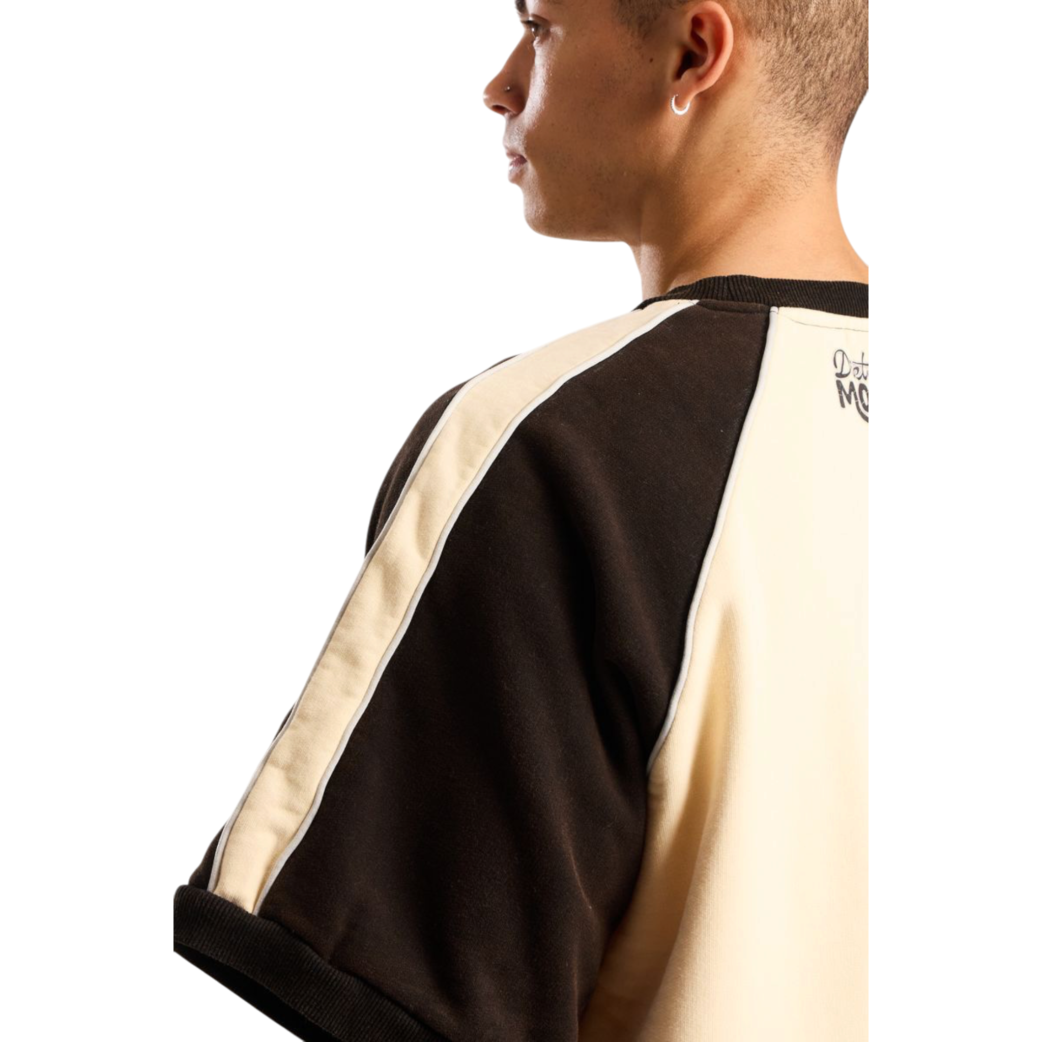 Diet Starts Monday Heaven Or Hell Raglan Tee (Cream/Vintage Black)