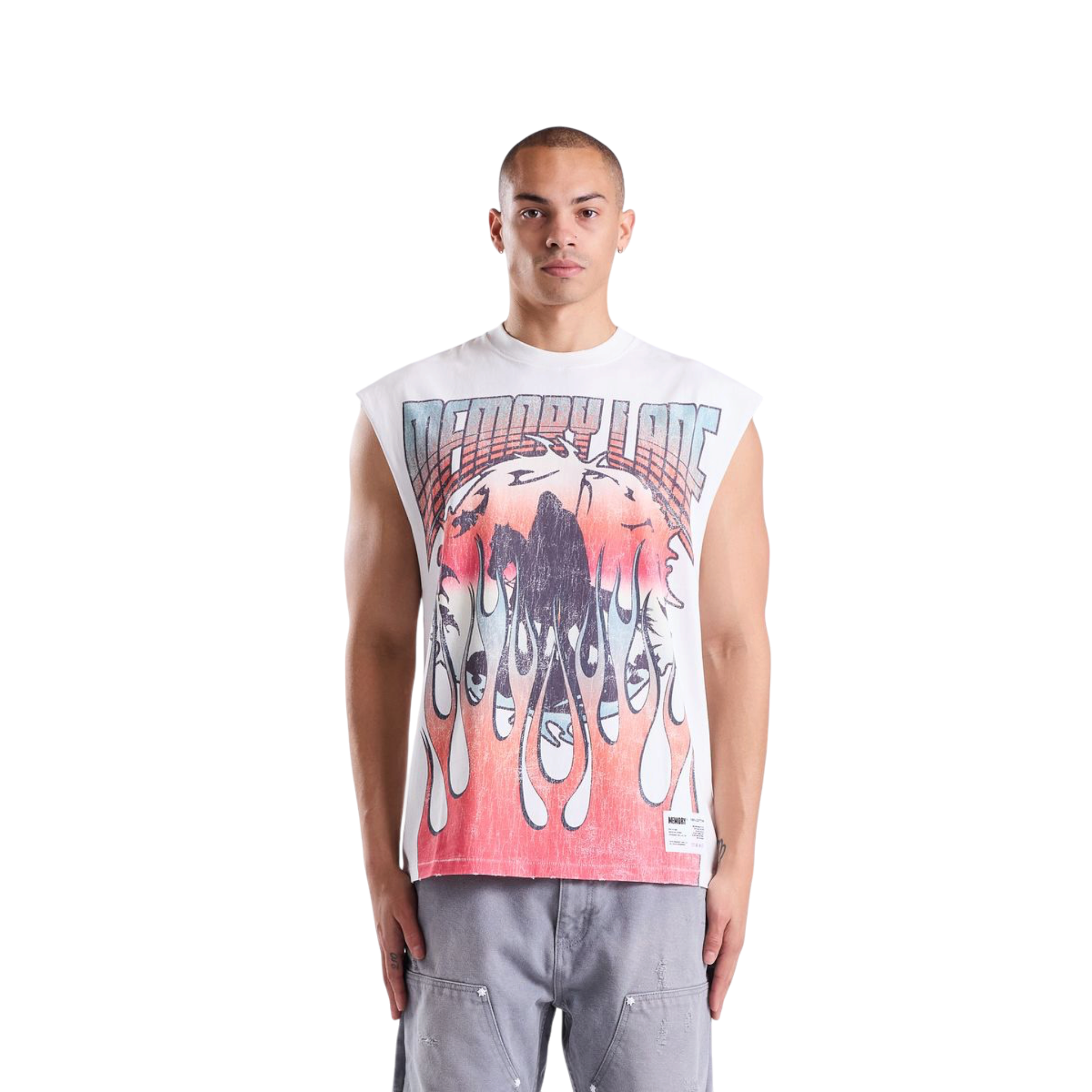 Memory Lane Global Fire Sleeveless Tee