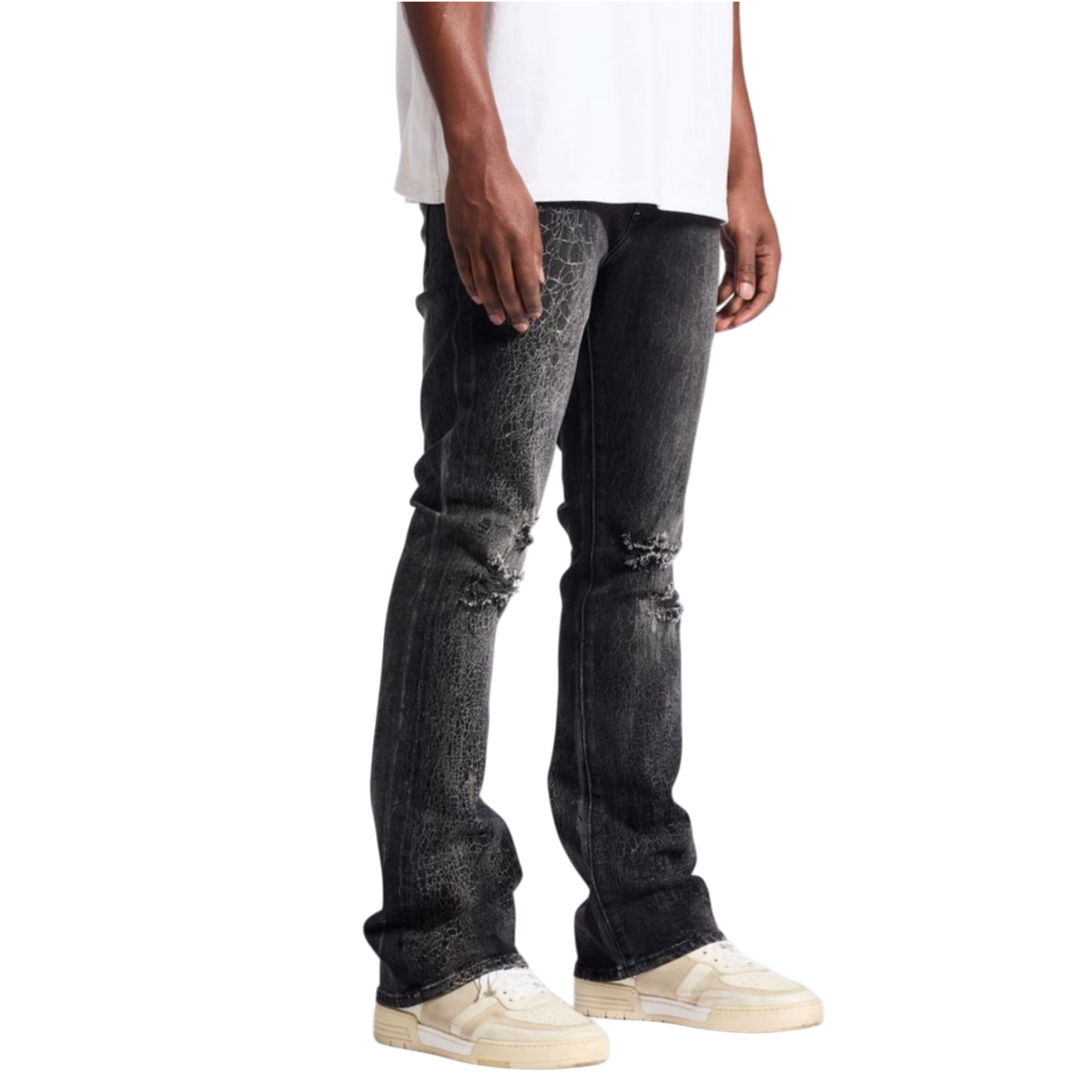 Embellish Ghost Flare Jeans