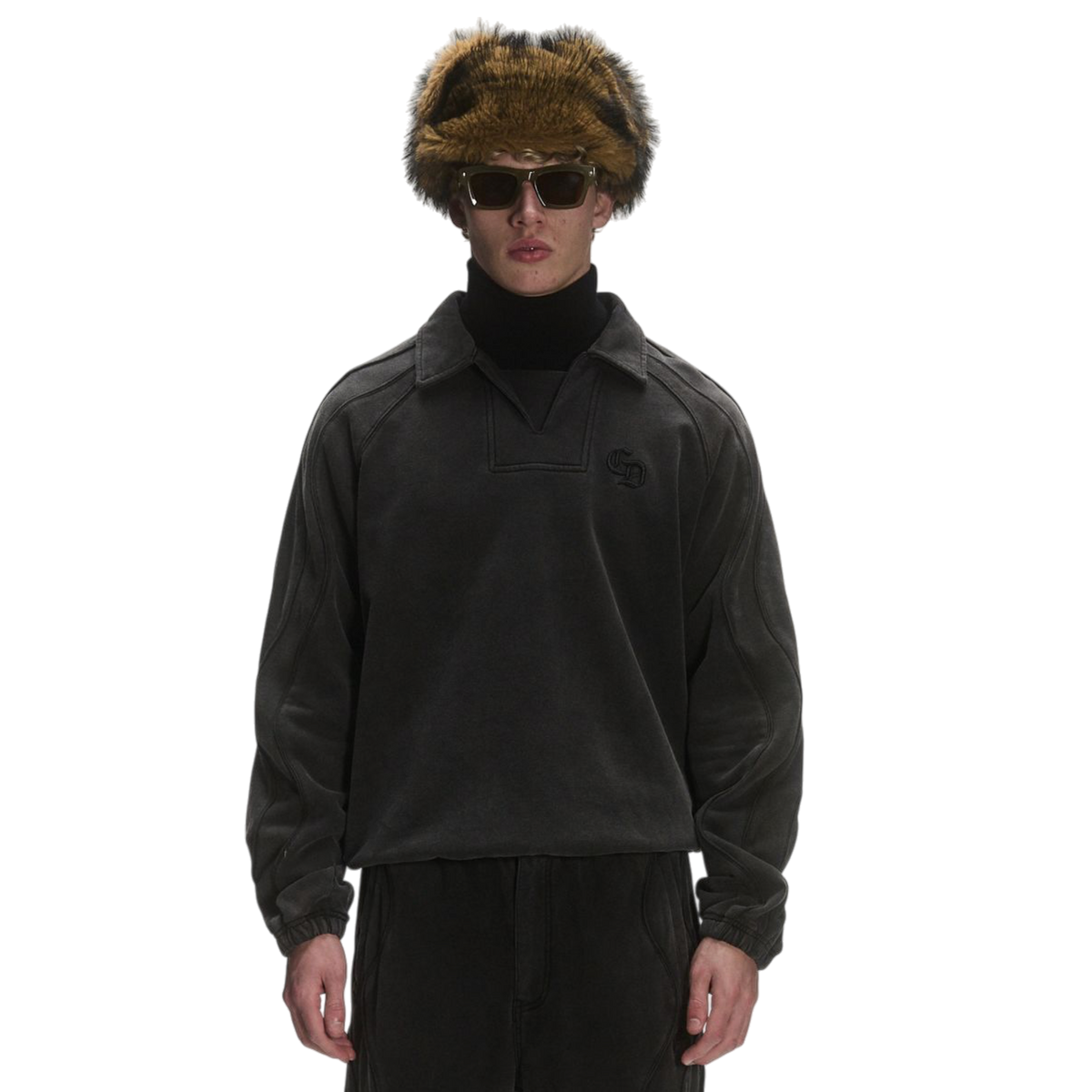 Criminal Damage Wavy Seam Training Top