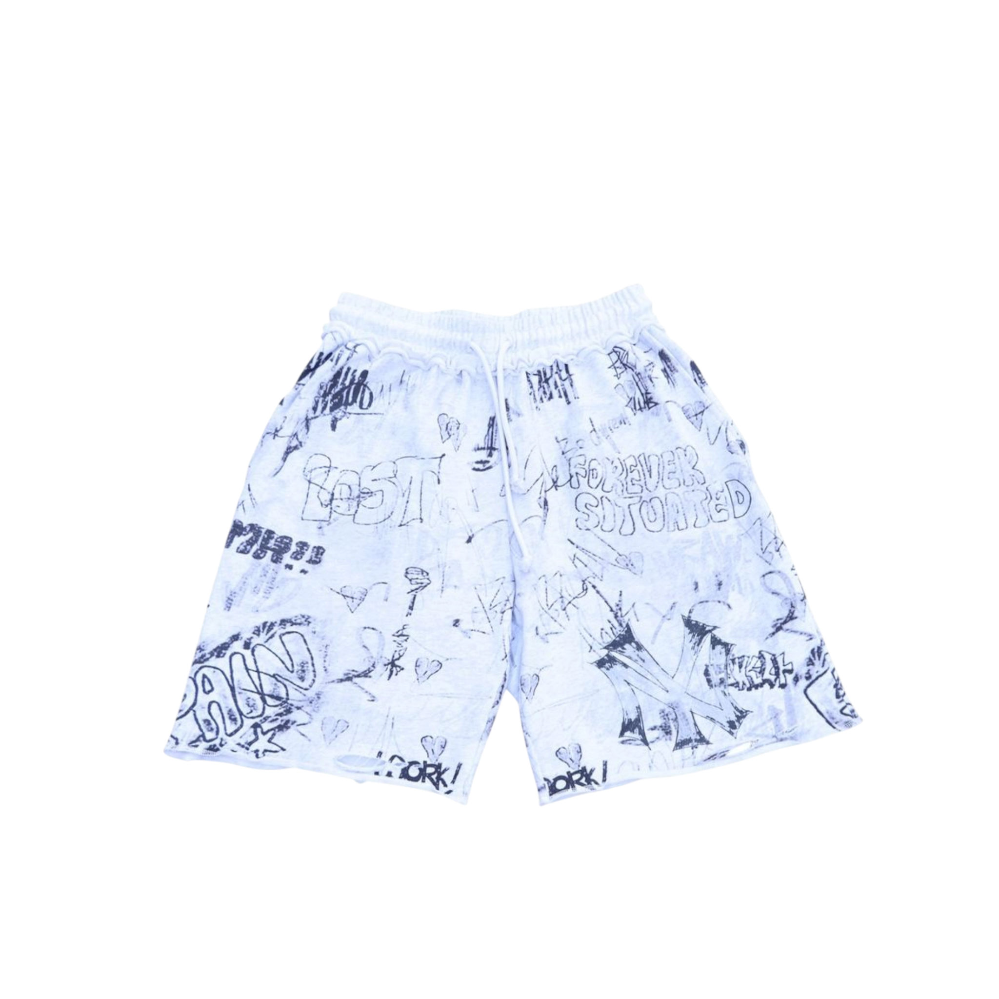 Forever Situated Graffiti Shorts