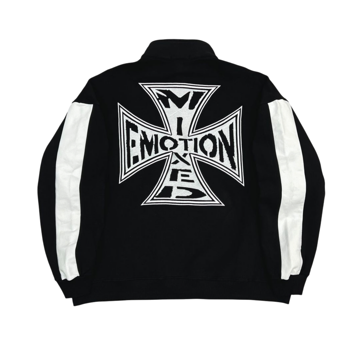 Mixed Emotions Black “Quarter” Zip Jacket