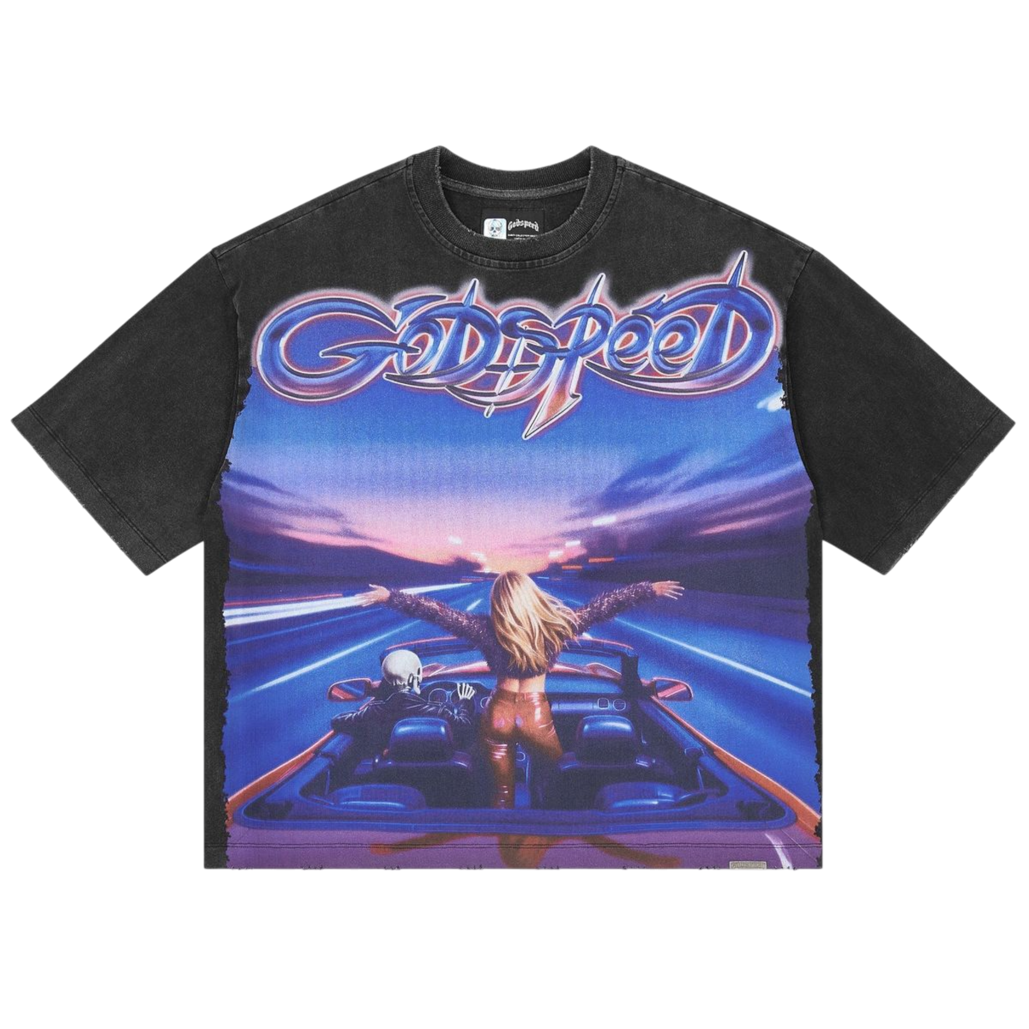 Godspeed Fun T-Shirt (Black Wash)