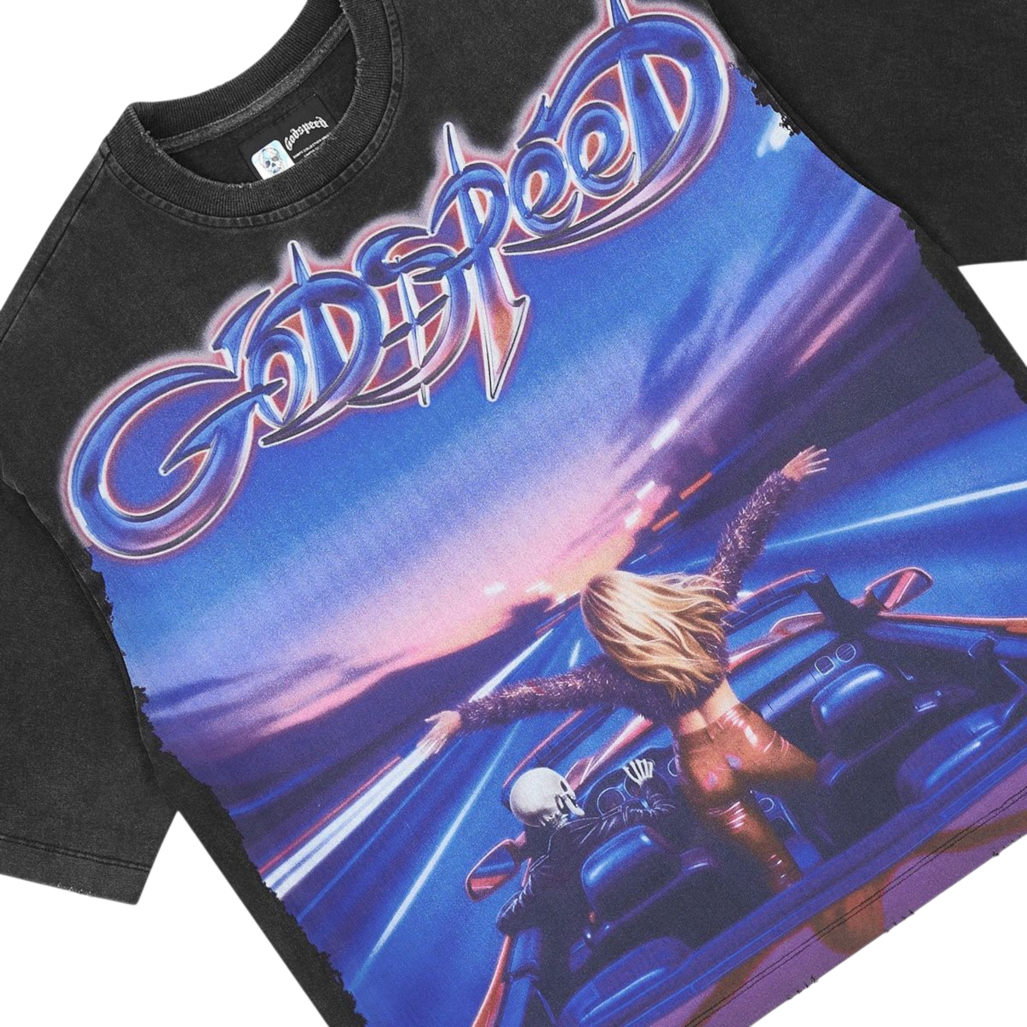 Godspeed Fun T-Shirt (Black Wash)