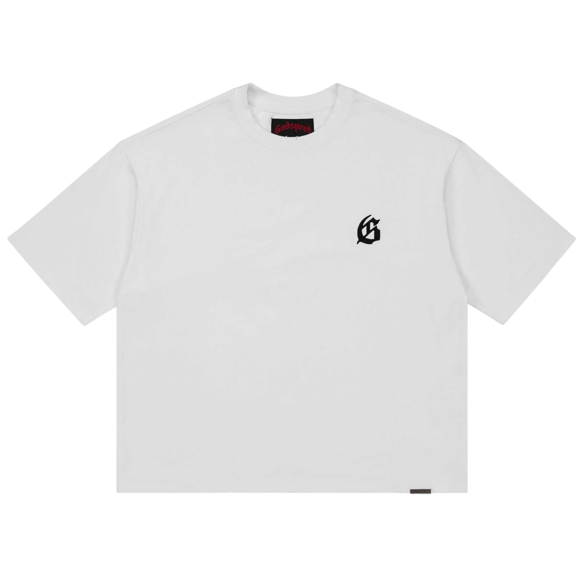 Godspeed GS Logo White T-Shirt
