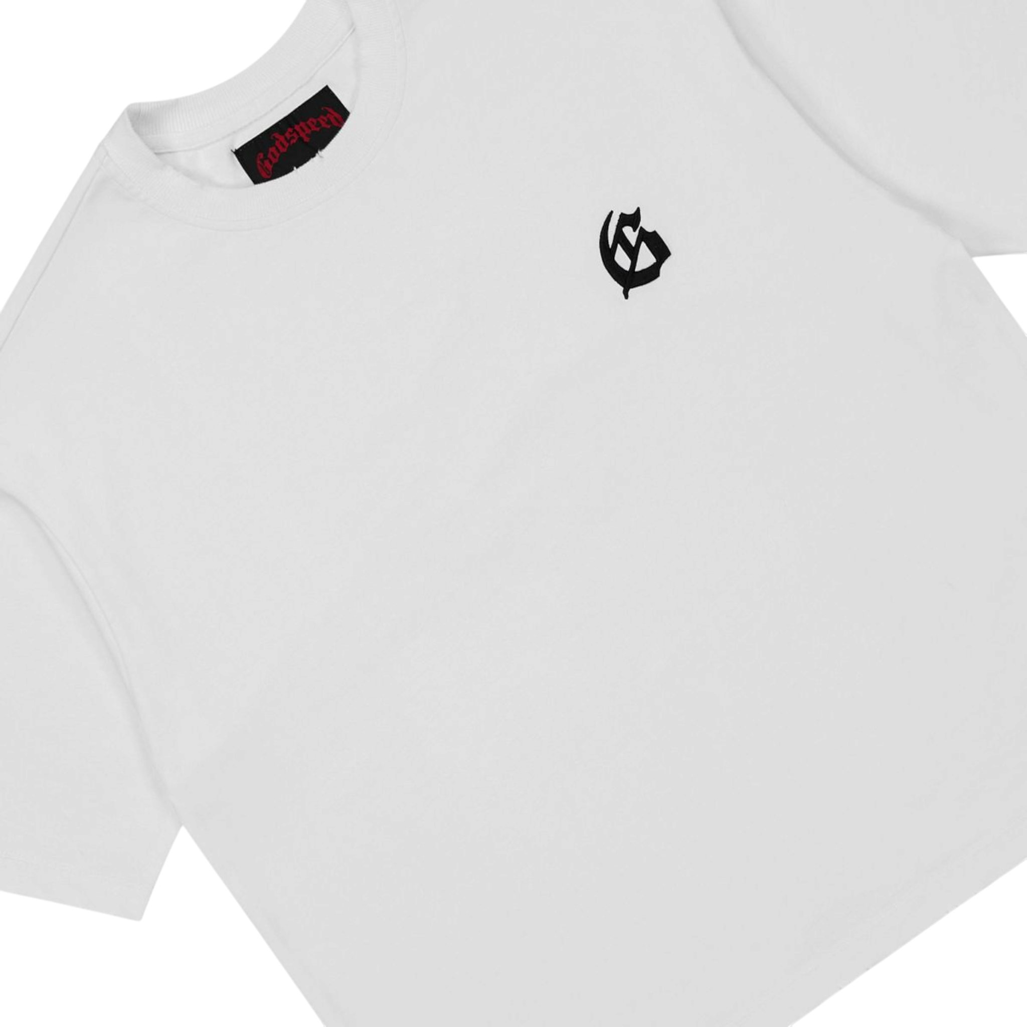 Godspeed GS Logo White T-Shirt