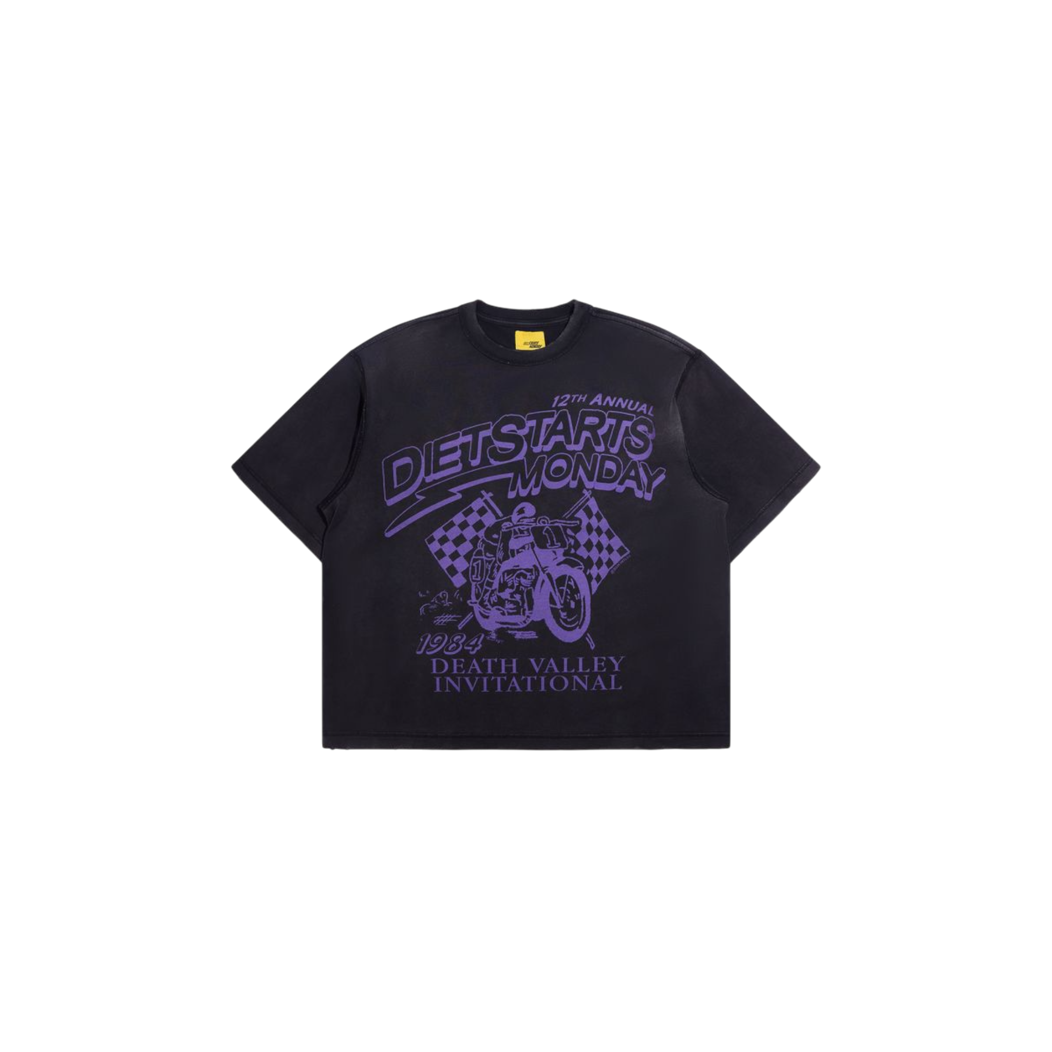 Diet Starts Monday Death Valley Invitational Tee - Vintage Black