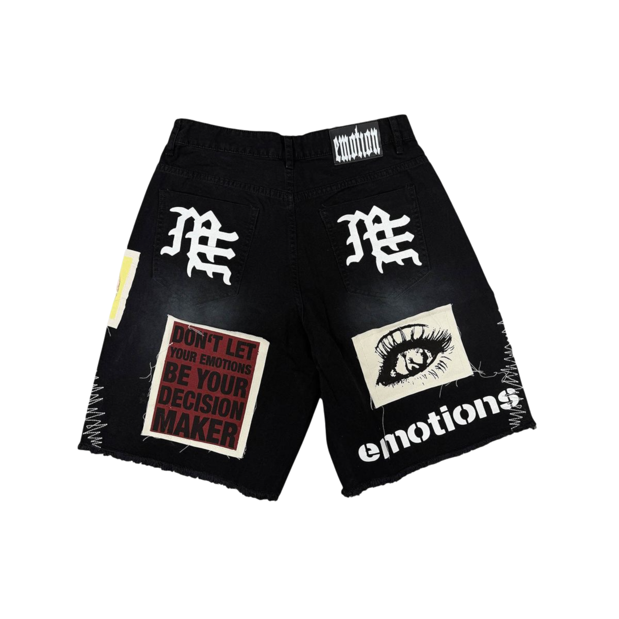 Mixed Emotions "Chaos" Carpenter Shorts (Black)