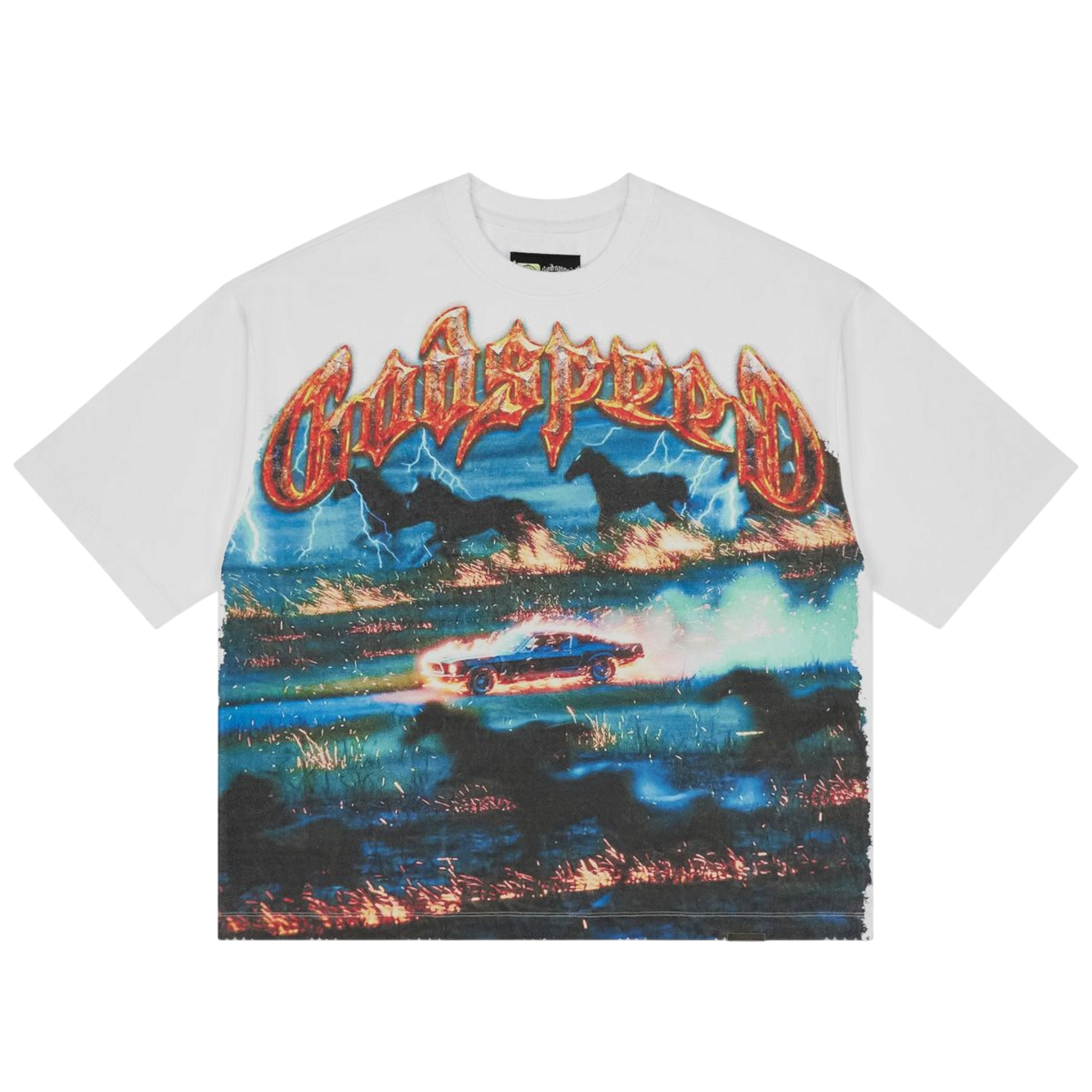 Godspeed Horsepower T-Shirt (White)