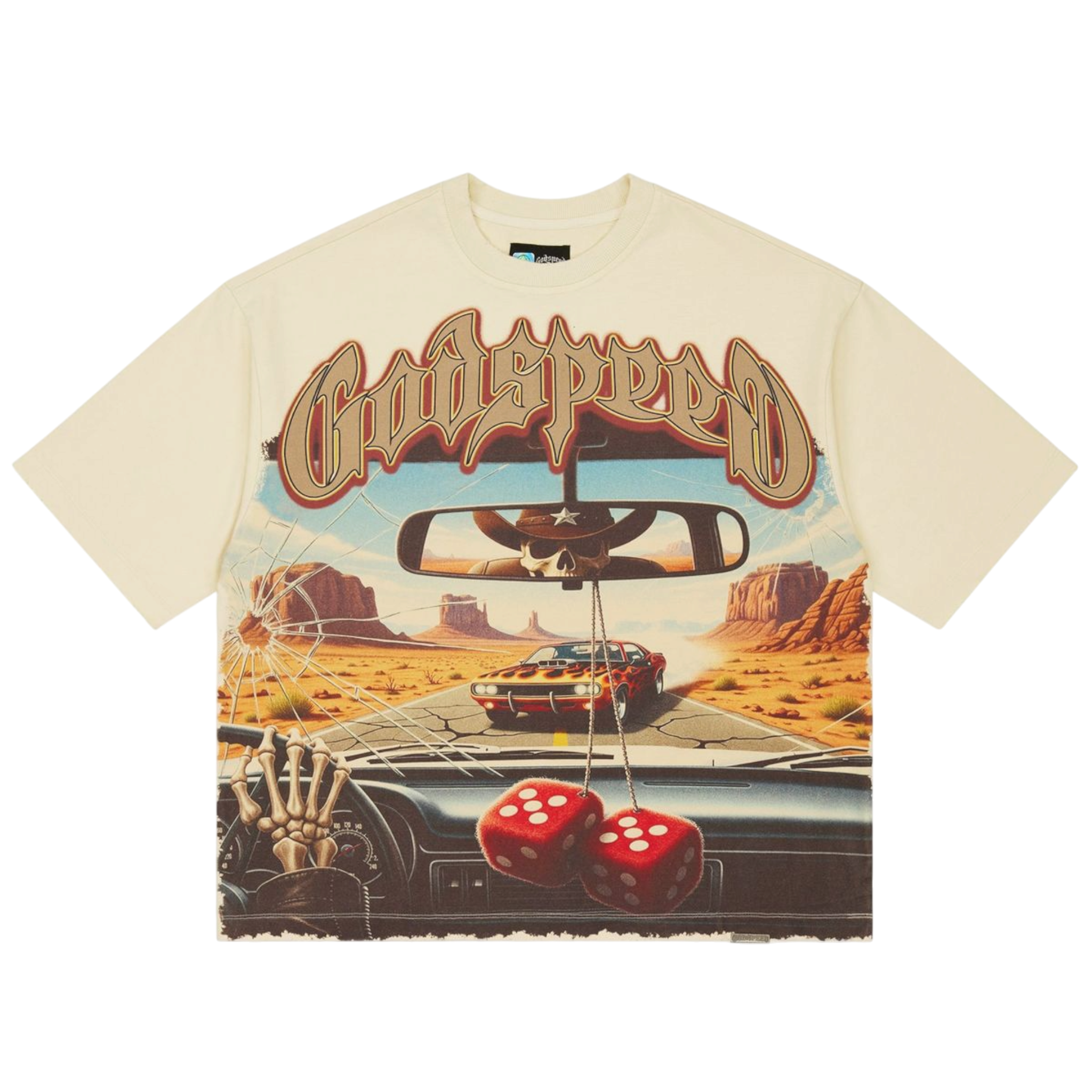 Godspeed On The Run II Tee (Bone)