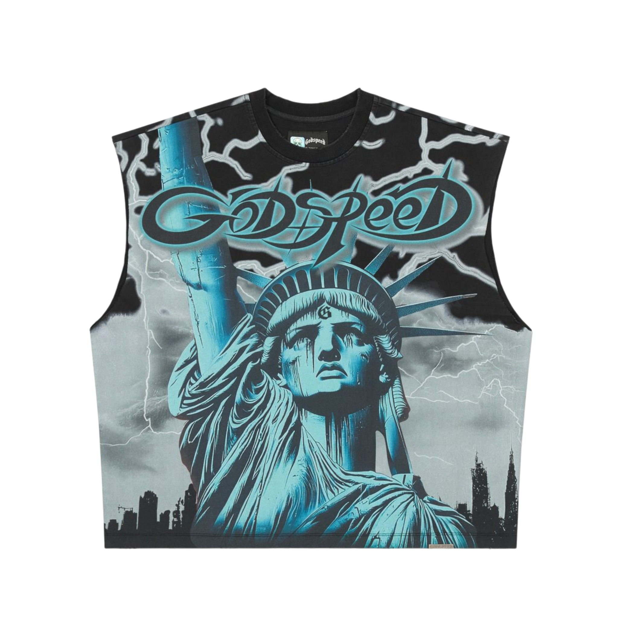 Godspeed Voltage Sleeveless T-Shirt (Grey)