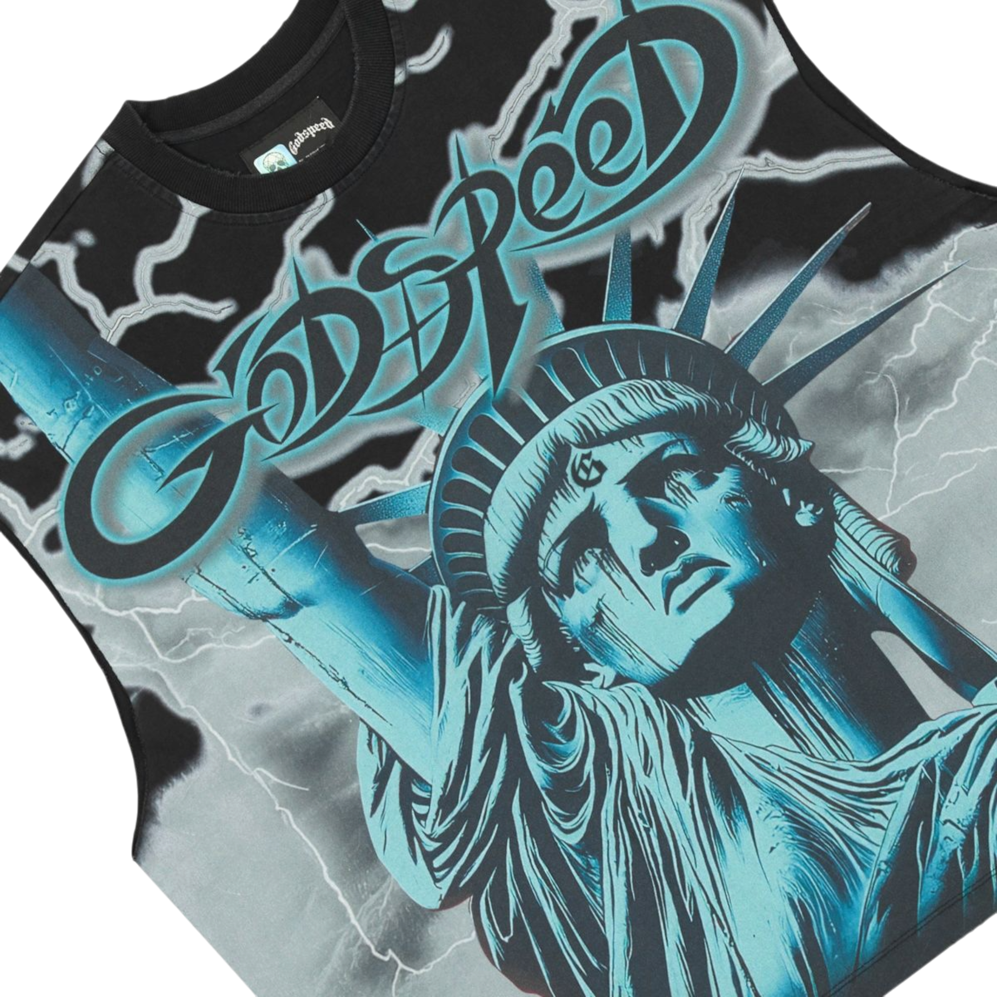 Godspeed Voltage Sleeveless T-Shirt (Grey)