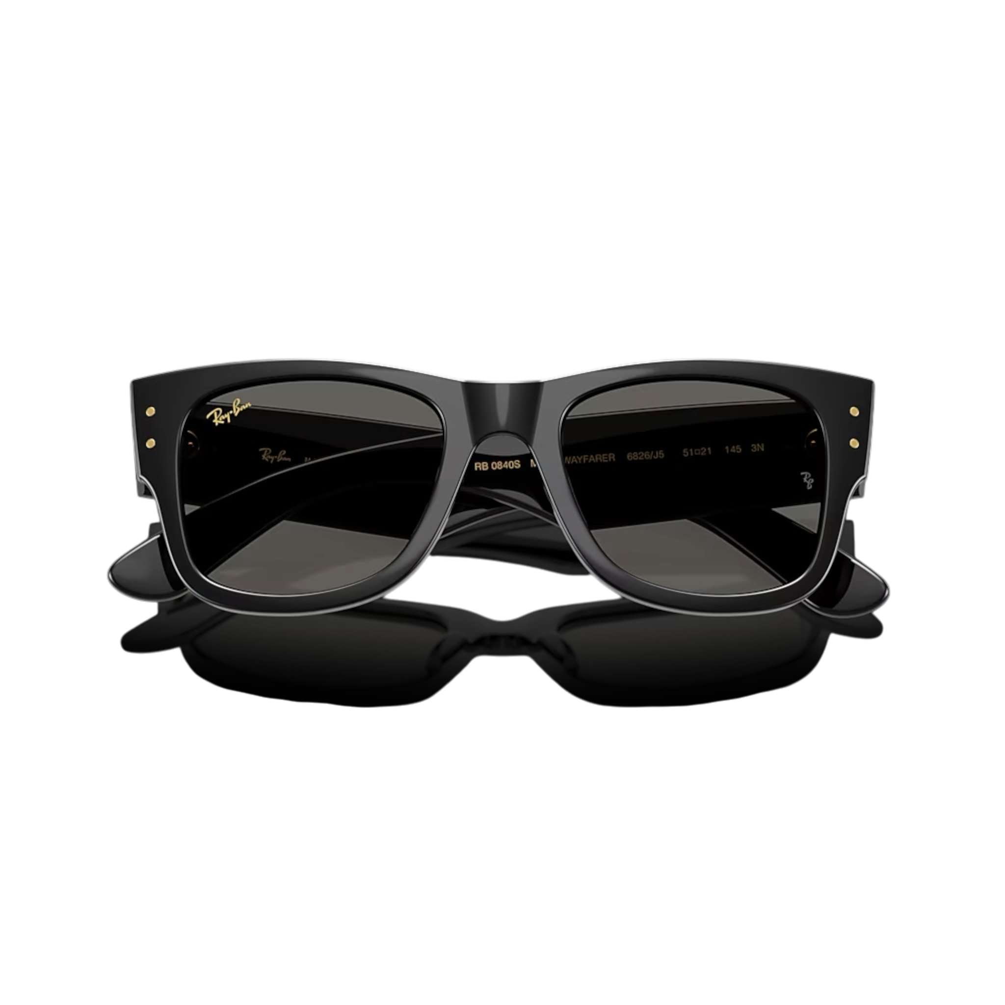 Ray-Ban Mega Wayfarer Sunglasses Blacked Out Collection