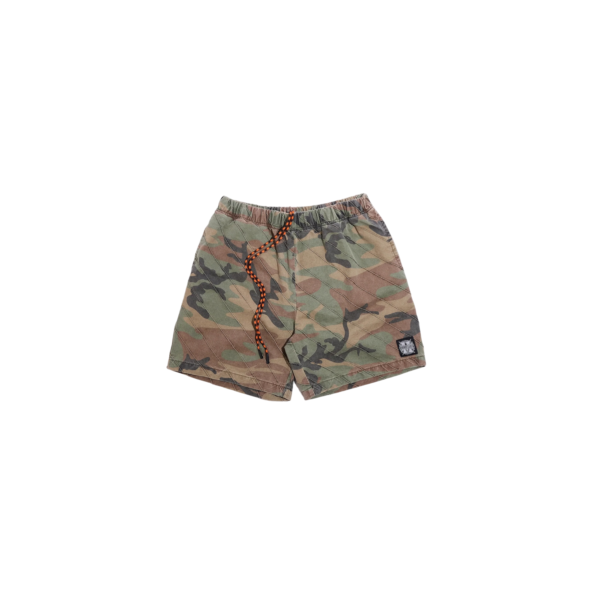 Memory Lane Printed Pattern Camo Shorts