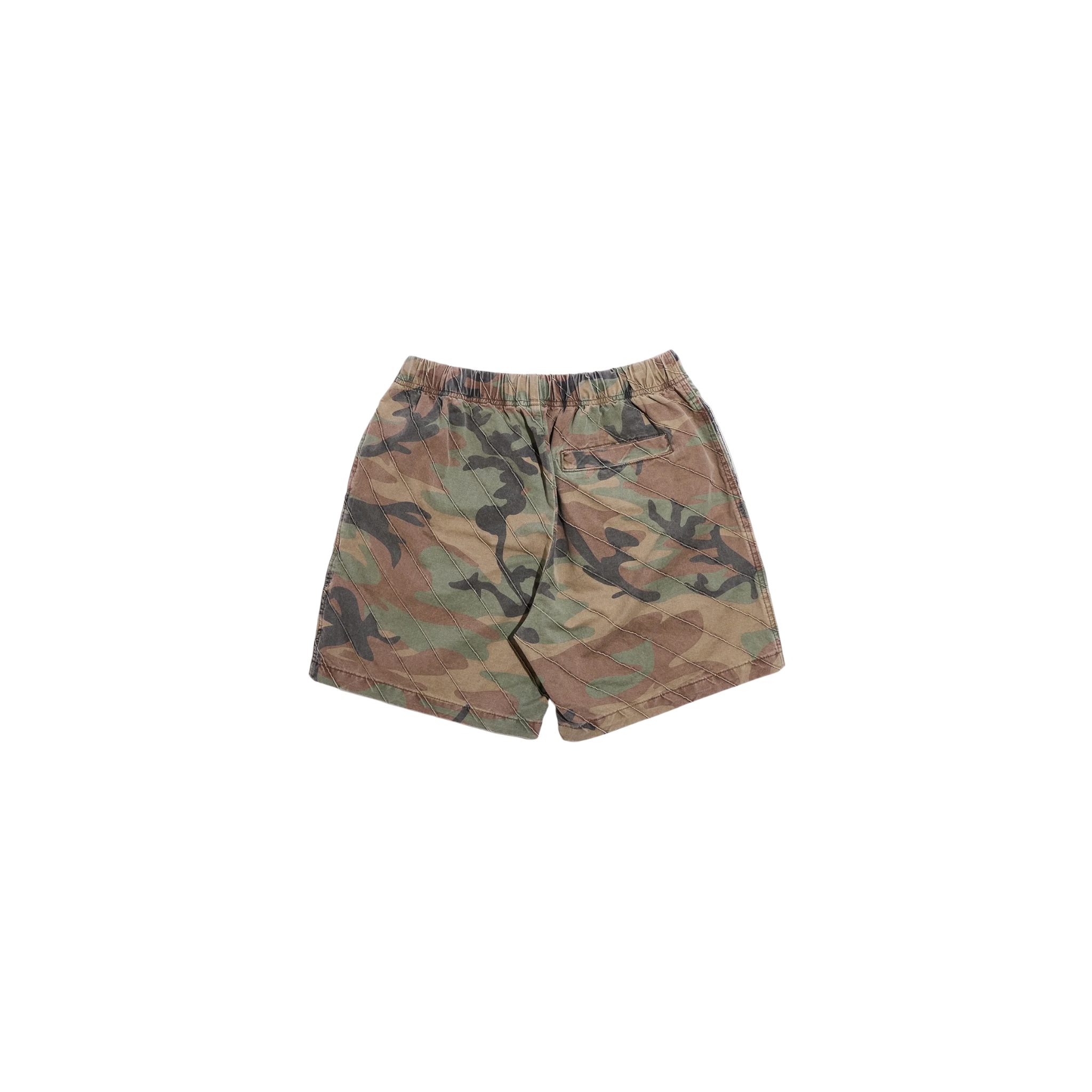Memory Lane Printed Pattern Camo Shorts