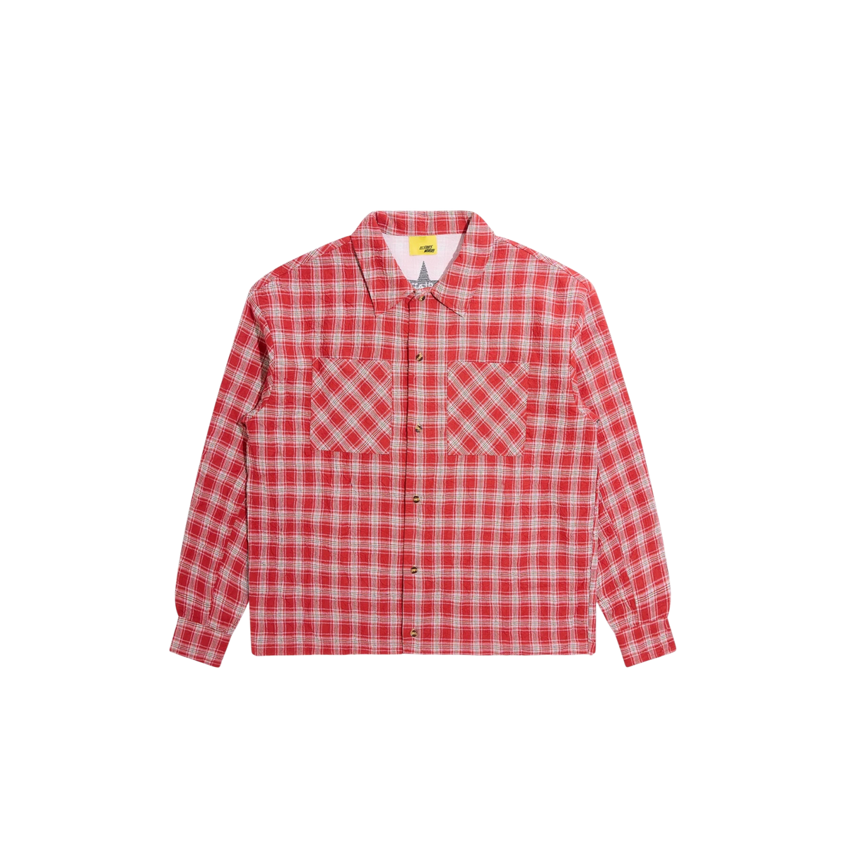 Diet Starts Monday Crinkled Flannel (Red/White)