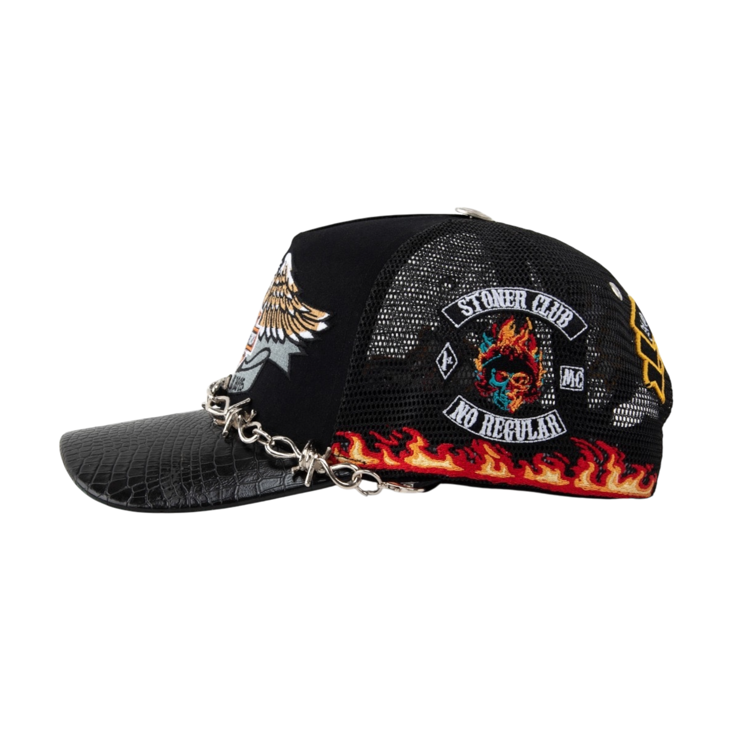 Gas biker trucker hat