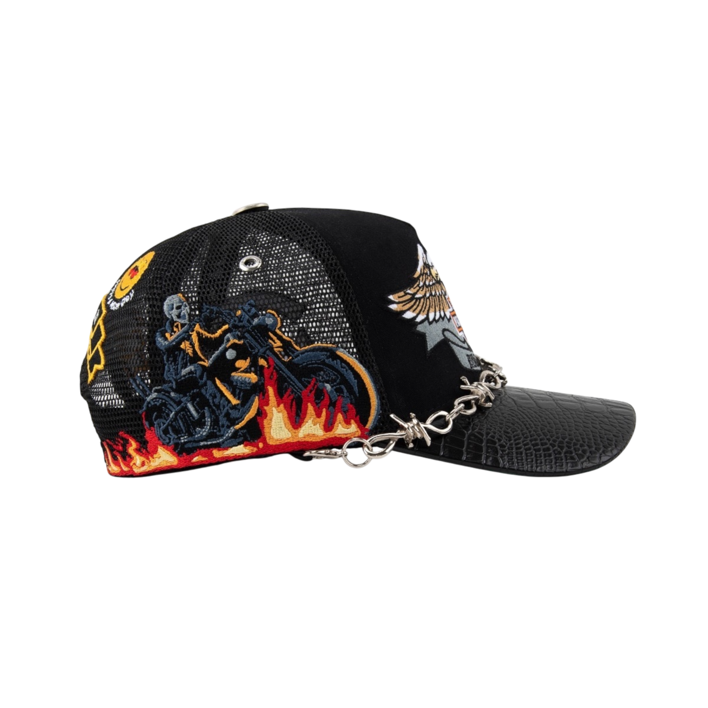 Gas biker trucker hat