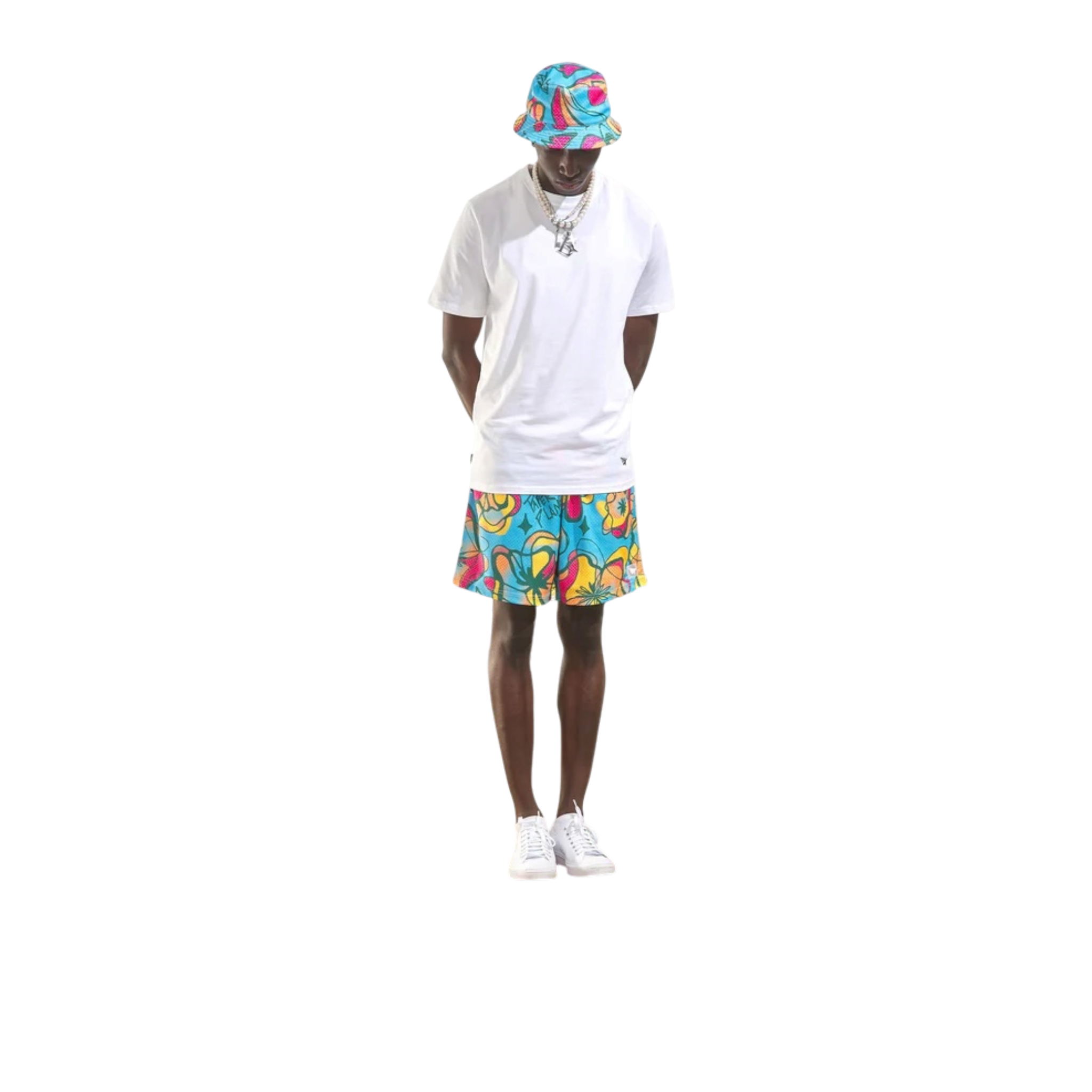 Paper Planes Tropicalia Mesh Shorts
