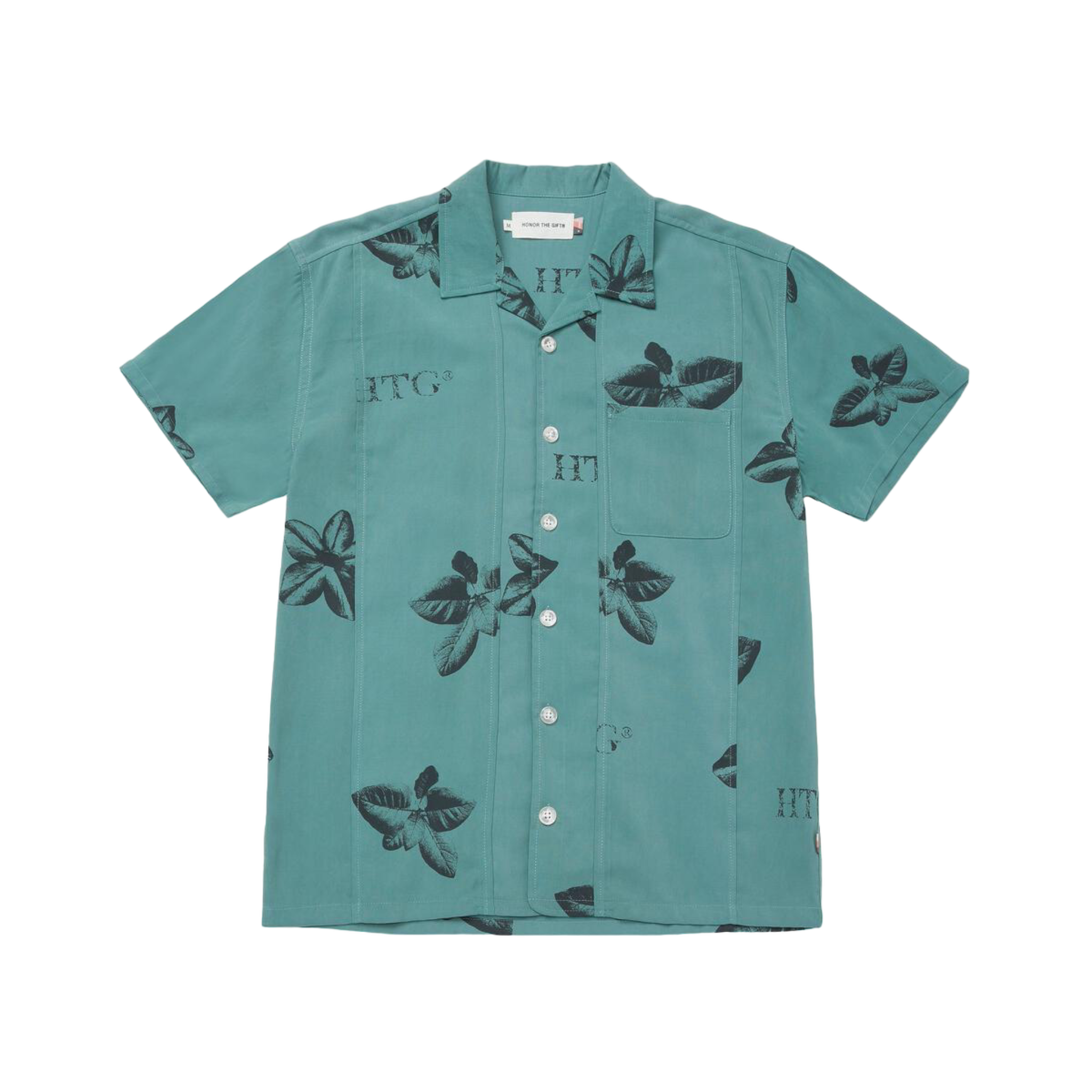 Honor The Gift S/S Tobacco Woven Shirt - Teal