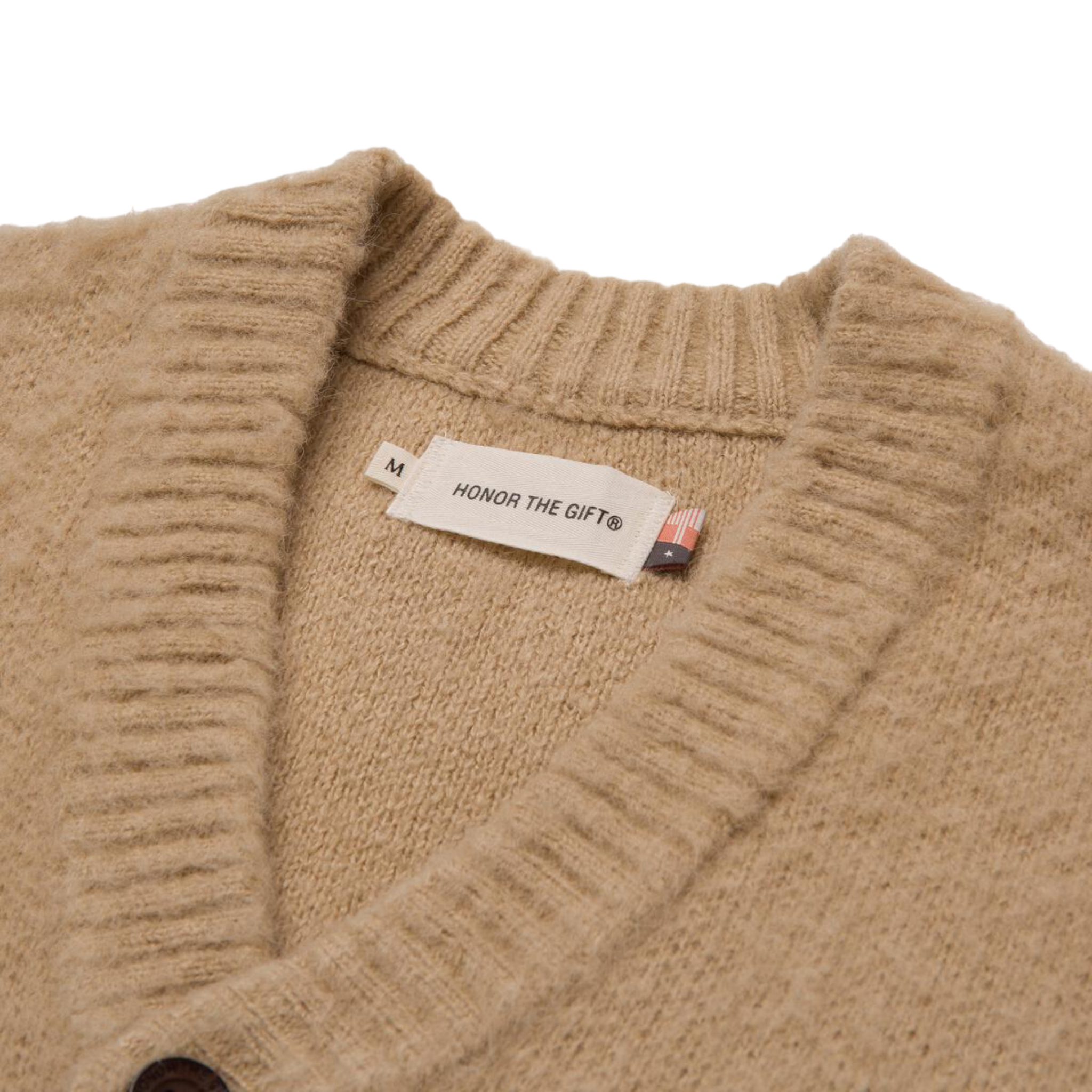 Stamped Patch Cardigan