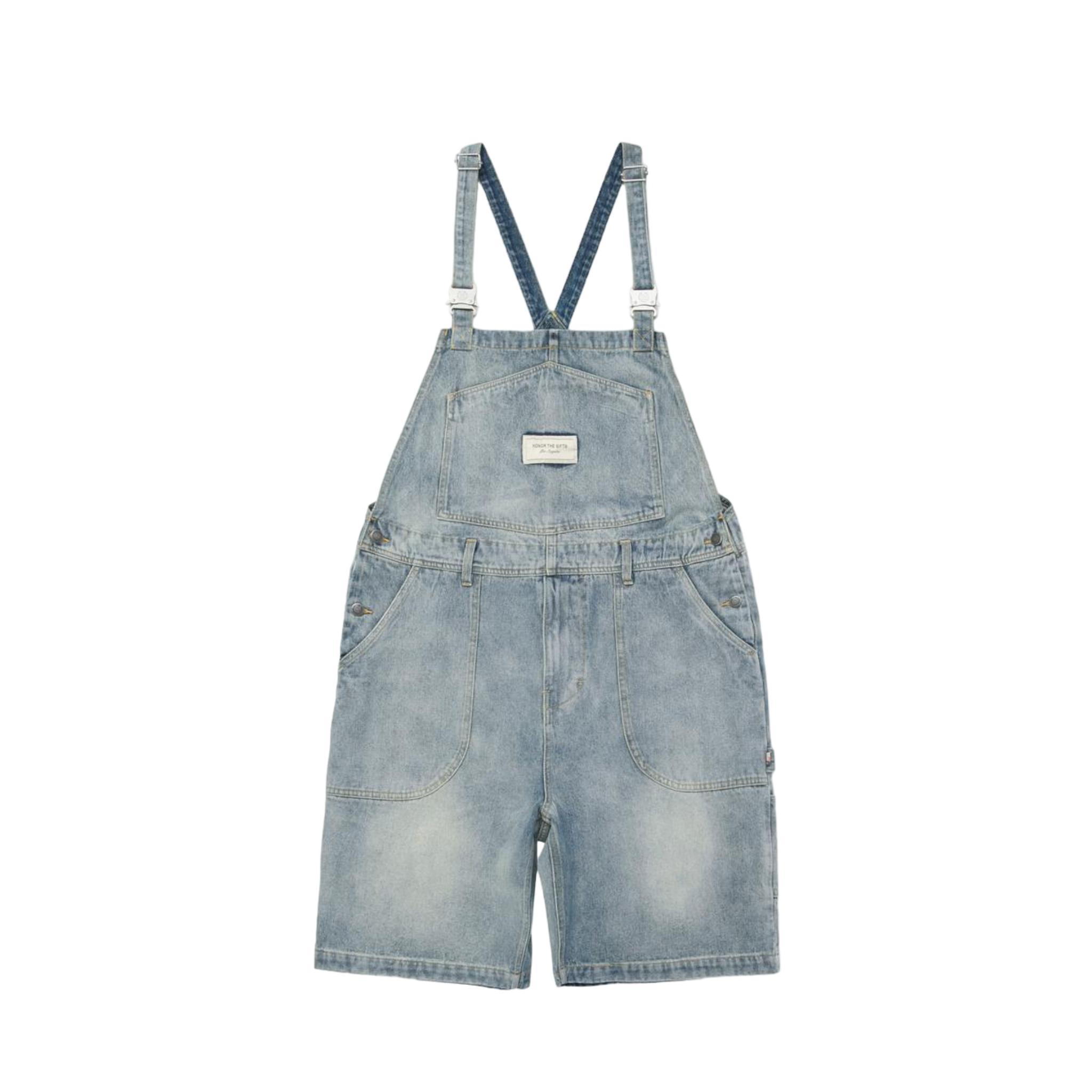 Honor The Gift Overall Short - Indigo