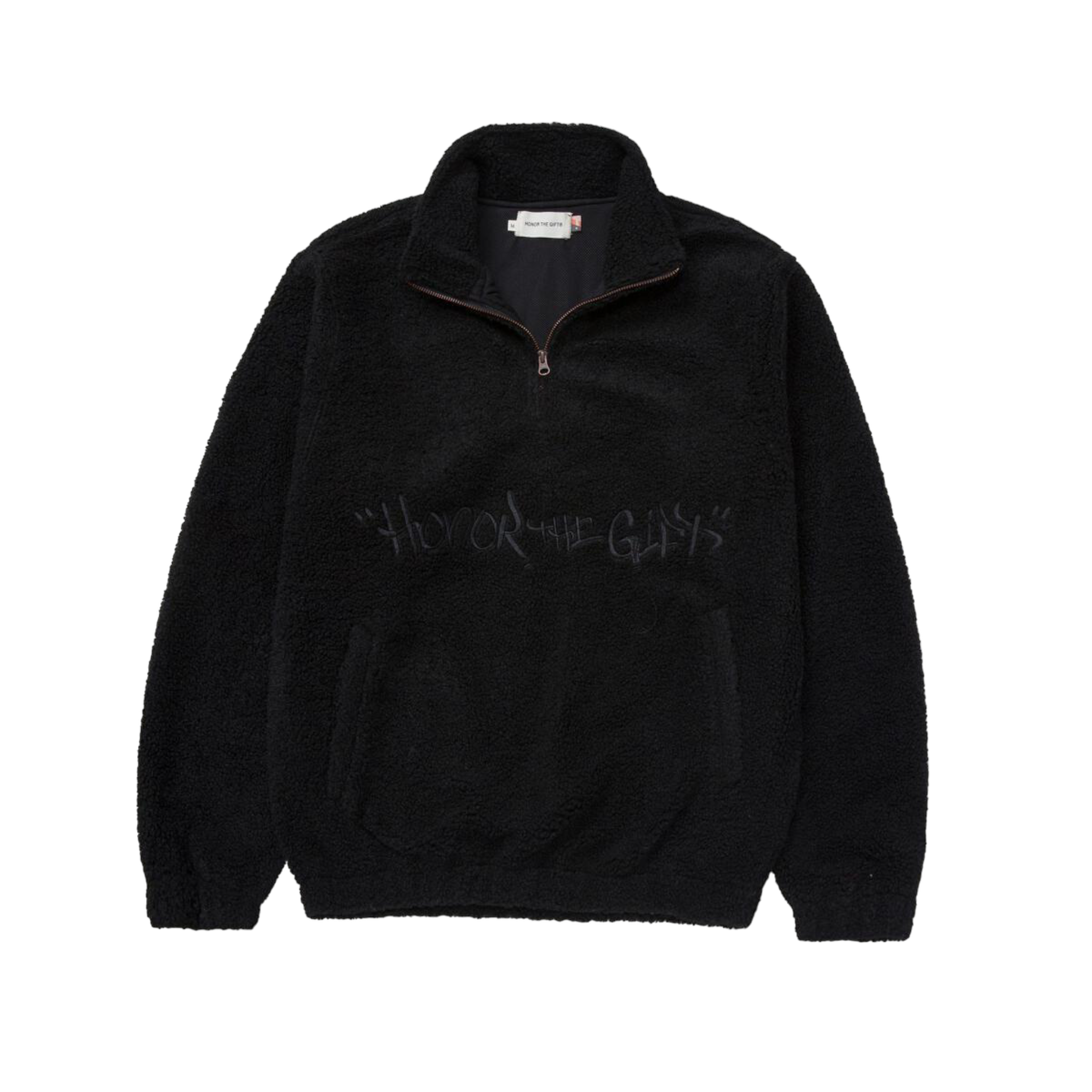 Honor The Gift Script Sherpa Pullover