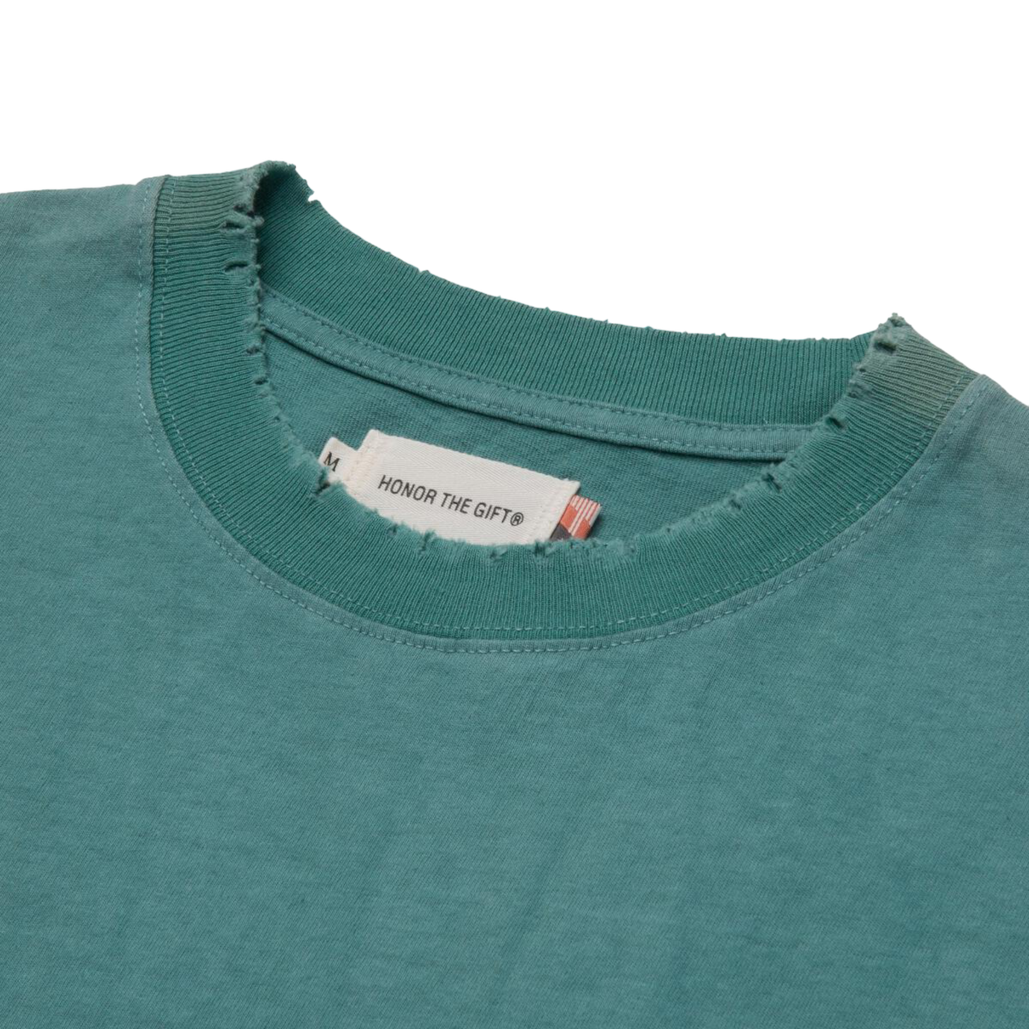 Honor The Gift Floral Pocket T-Shirt - Teal