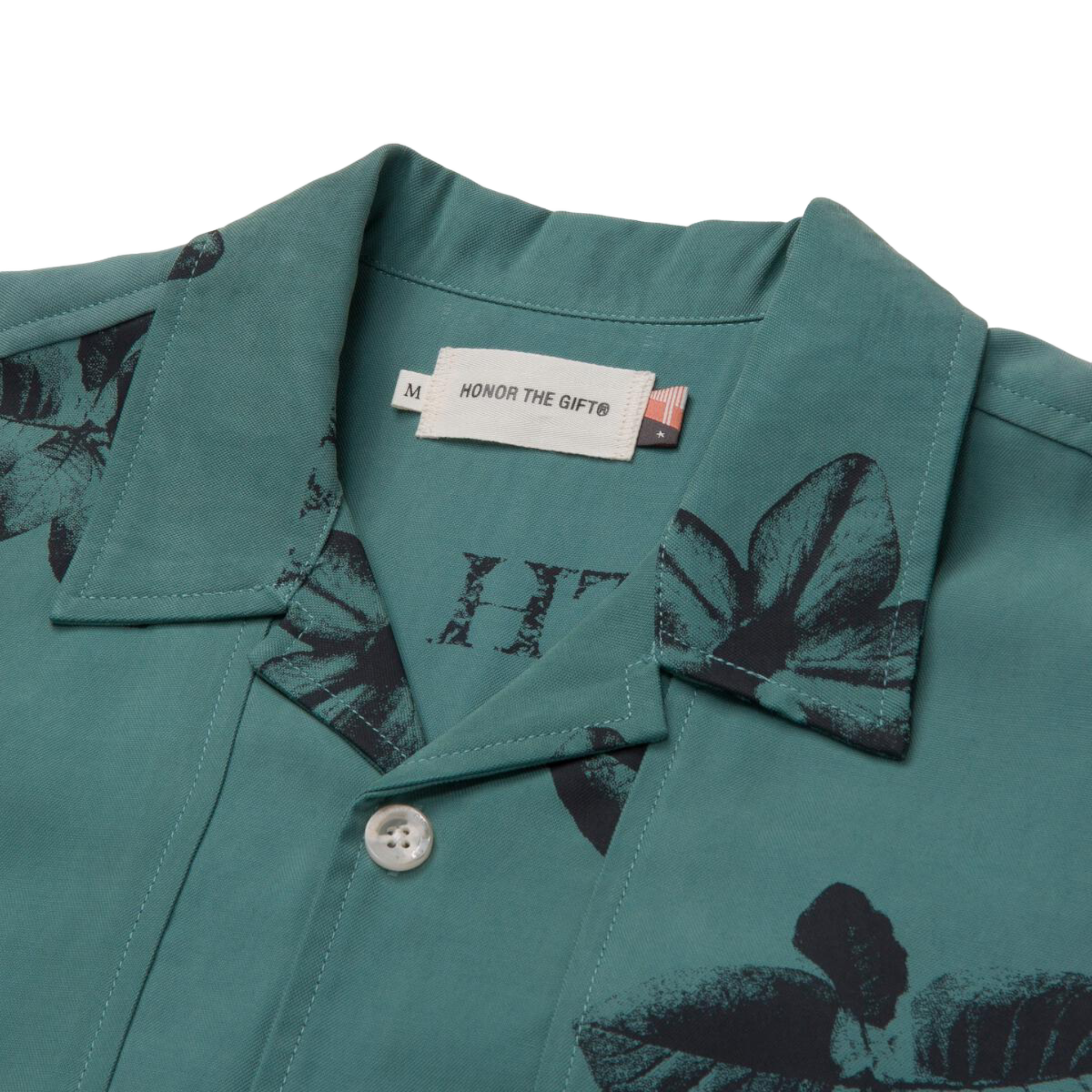S/S Tobacco Woven Shirt - Teal