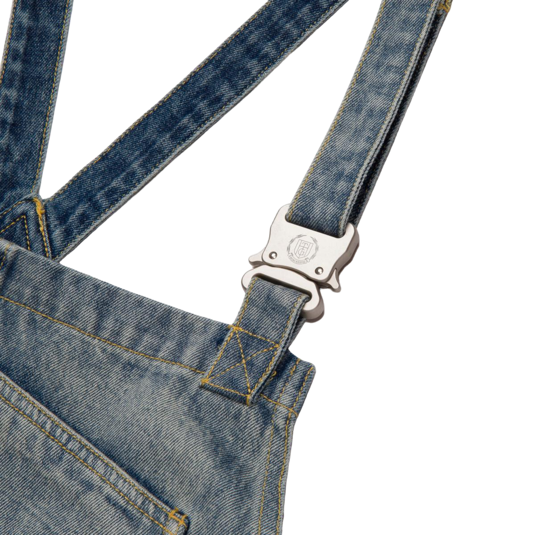Honor The Gift Overall Short - Indigo