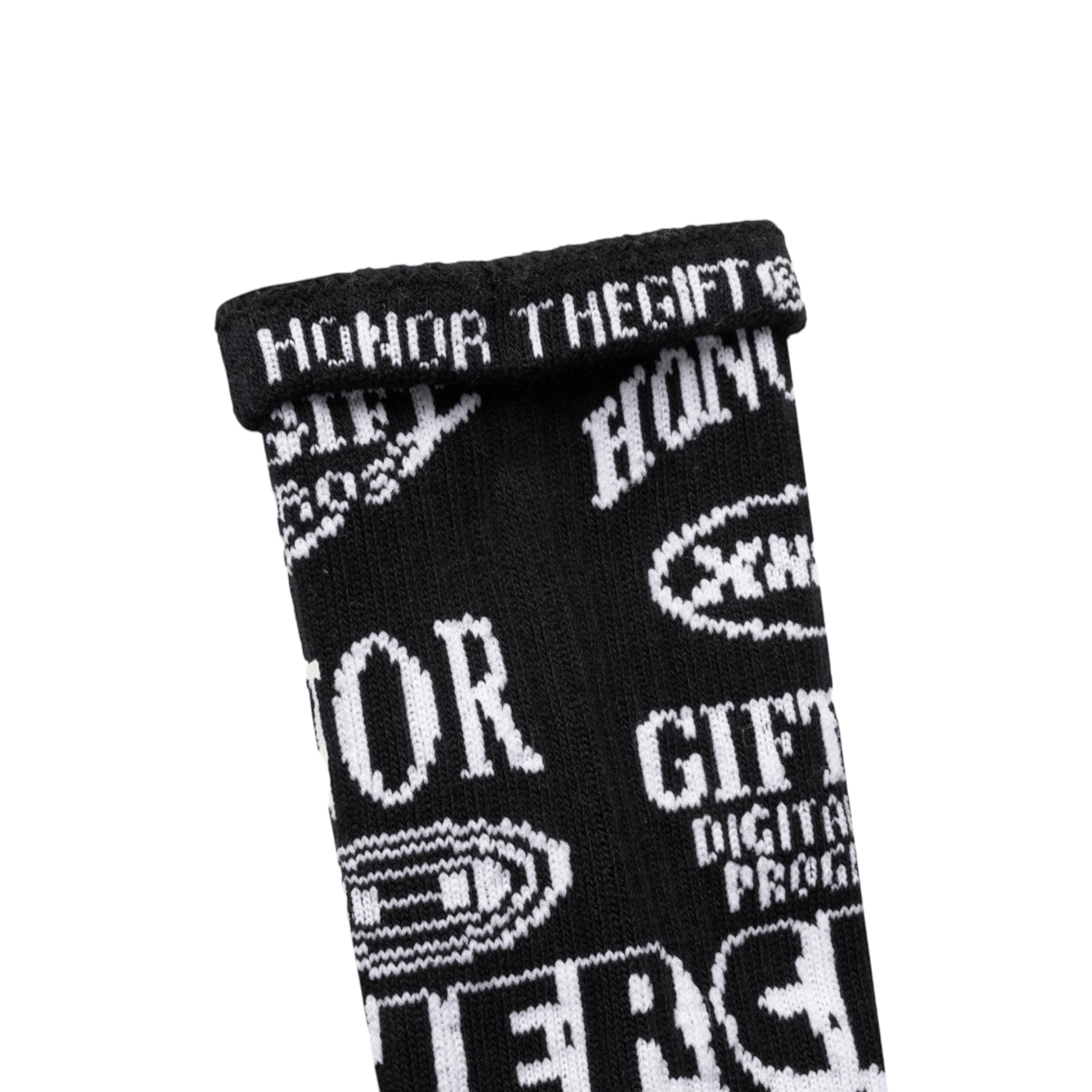 Mixed Graphic Ribbed Sock