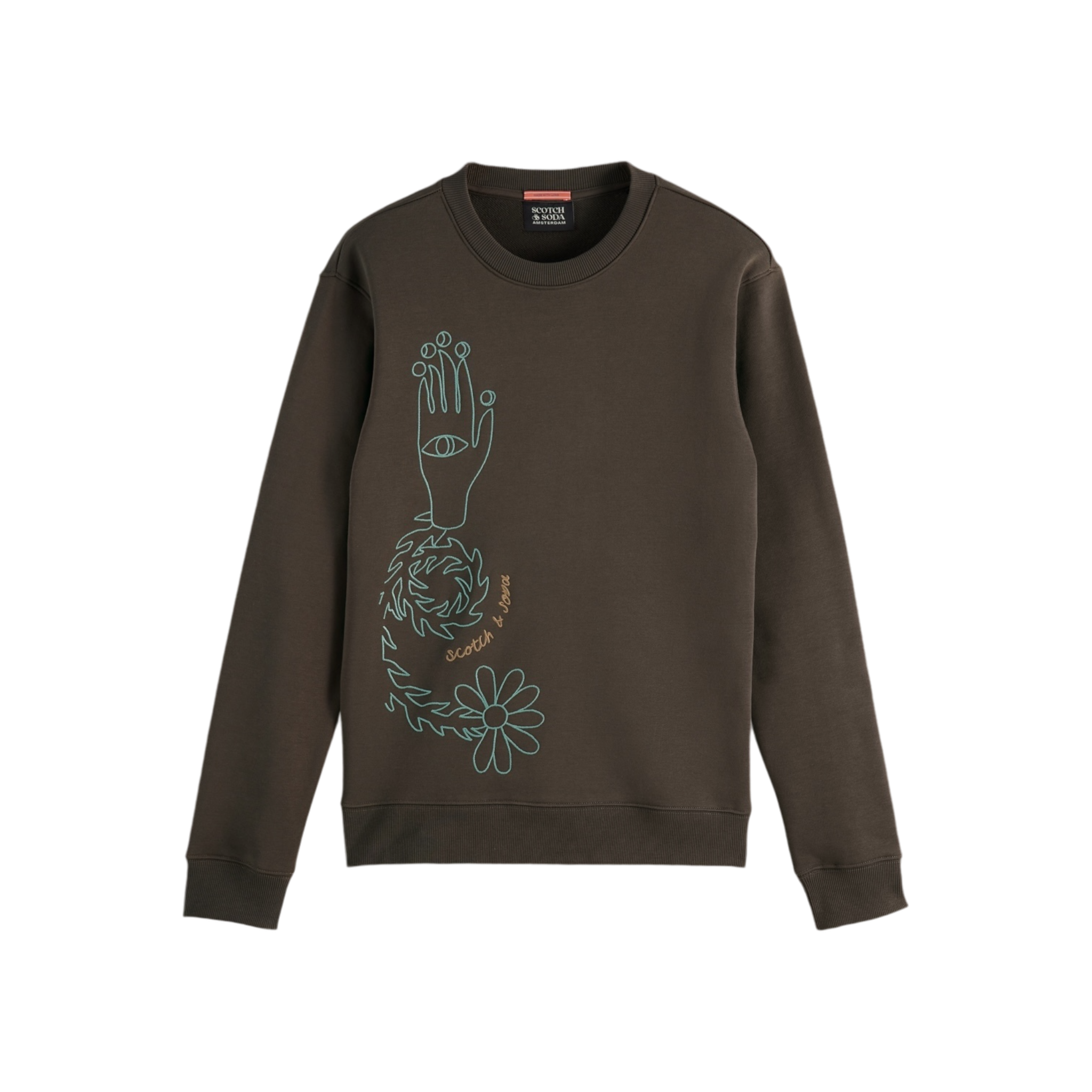 Scotch And Soda Embroidered Sweatshirt