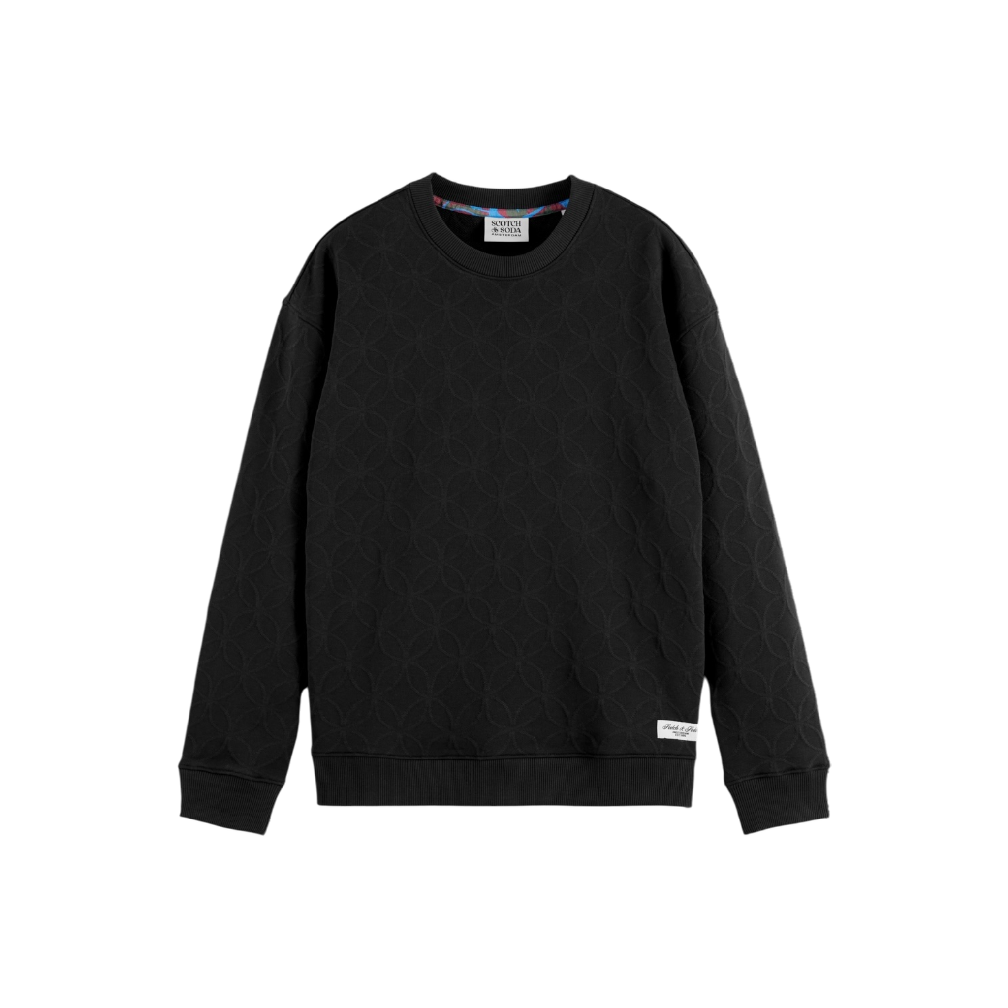 Scotch And Soda Jacquard Regular Fit Sweatshirt