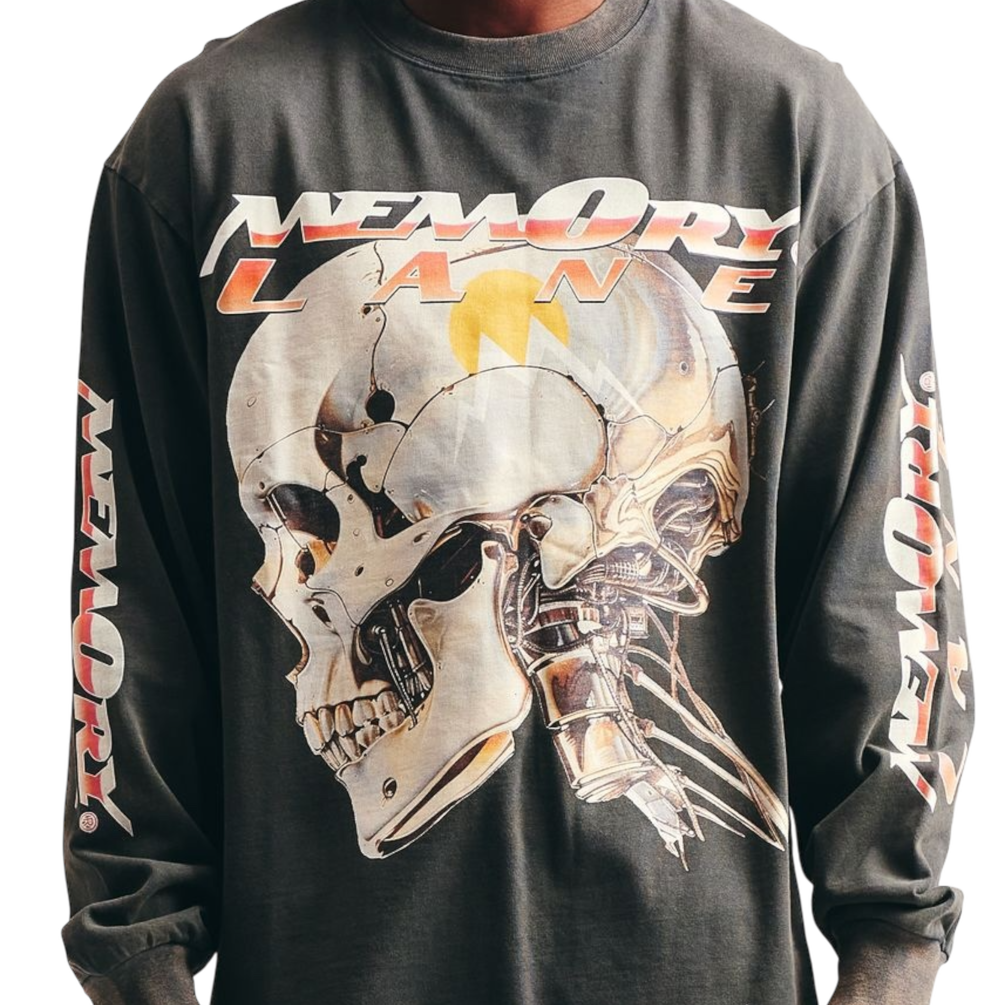 Memory Lane Chrome Tech Long Sleeve - Vintage Black