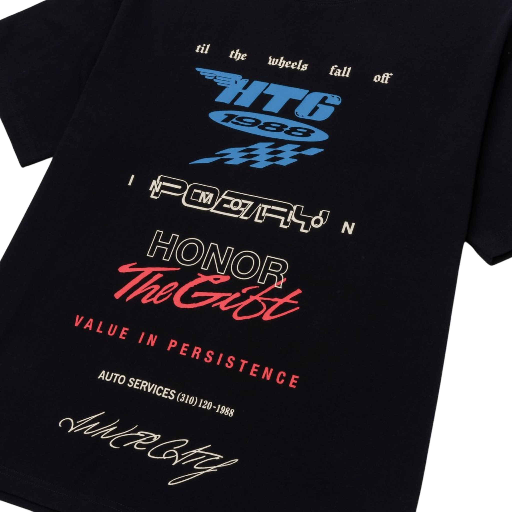 Persistence Race Tee - Black