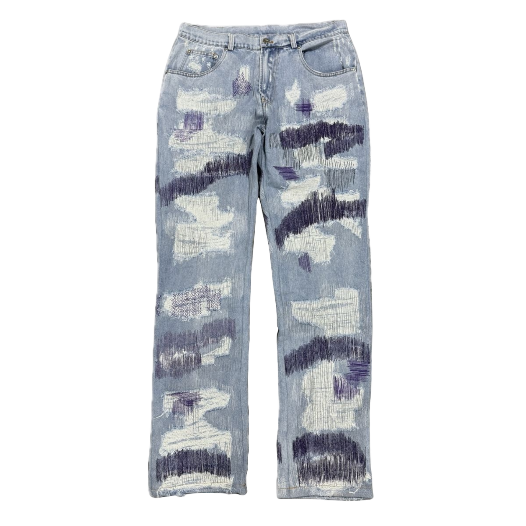 Retrovert Distressed Denim Jeans